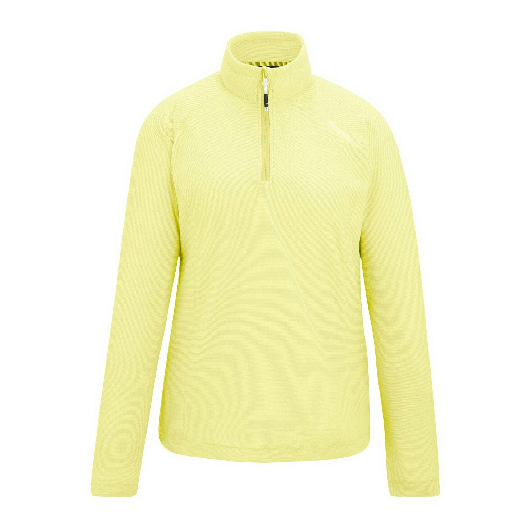 Regatta Women's Yellow Montes Half Zip Fleece Top - Canary - 20 Uk - Canary - 100% Polyester