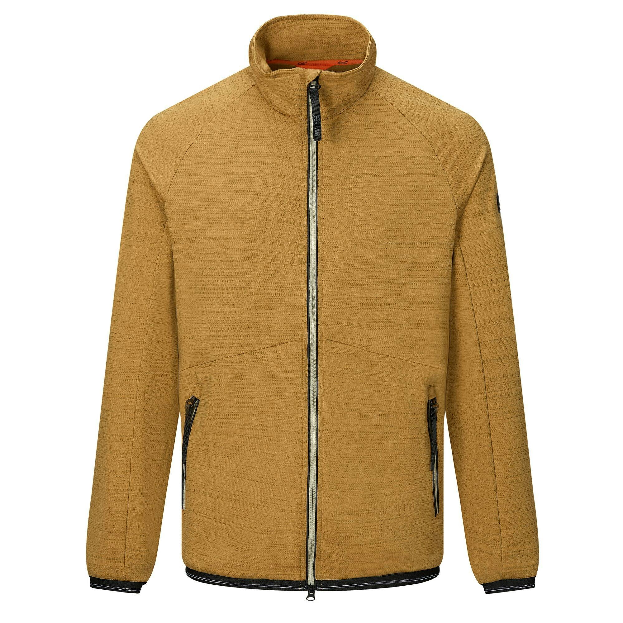 Regatta Men's Brown Malton Full Zip Fleece Jacket - Wood - L - Wood - 33% Polyester/32% Viscose/30% Cotton/5% Elastane