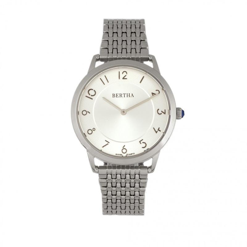 Bertha Women's Silver Abby Swiss Watch