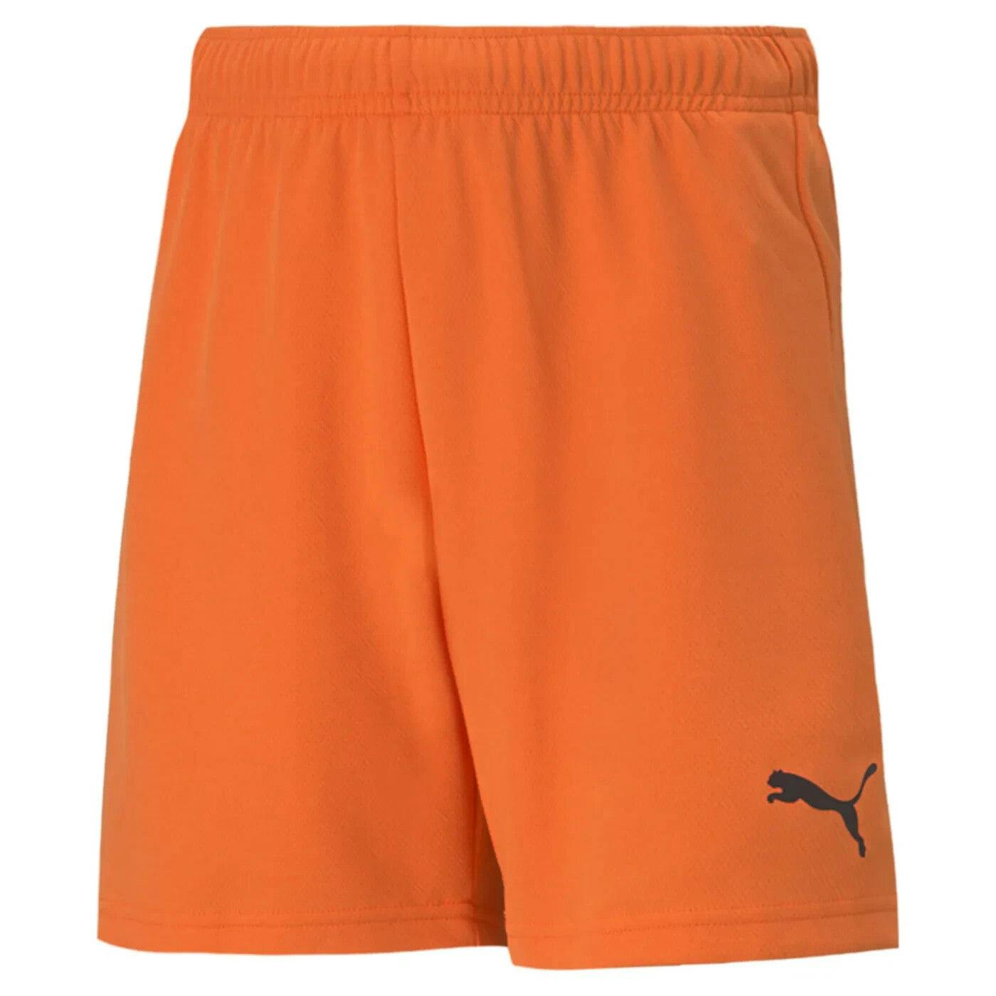 Puma Boys Orange / Girls Teamrise Shorts Junior 704943 - 128 7-8 Years