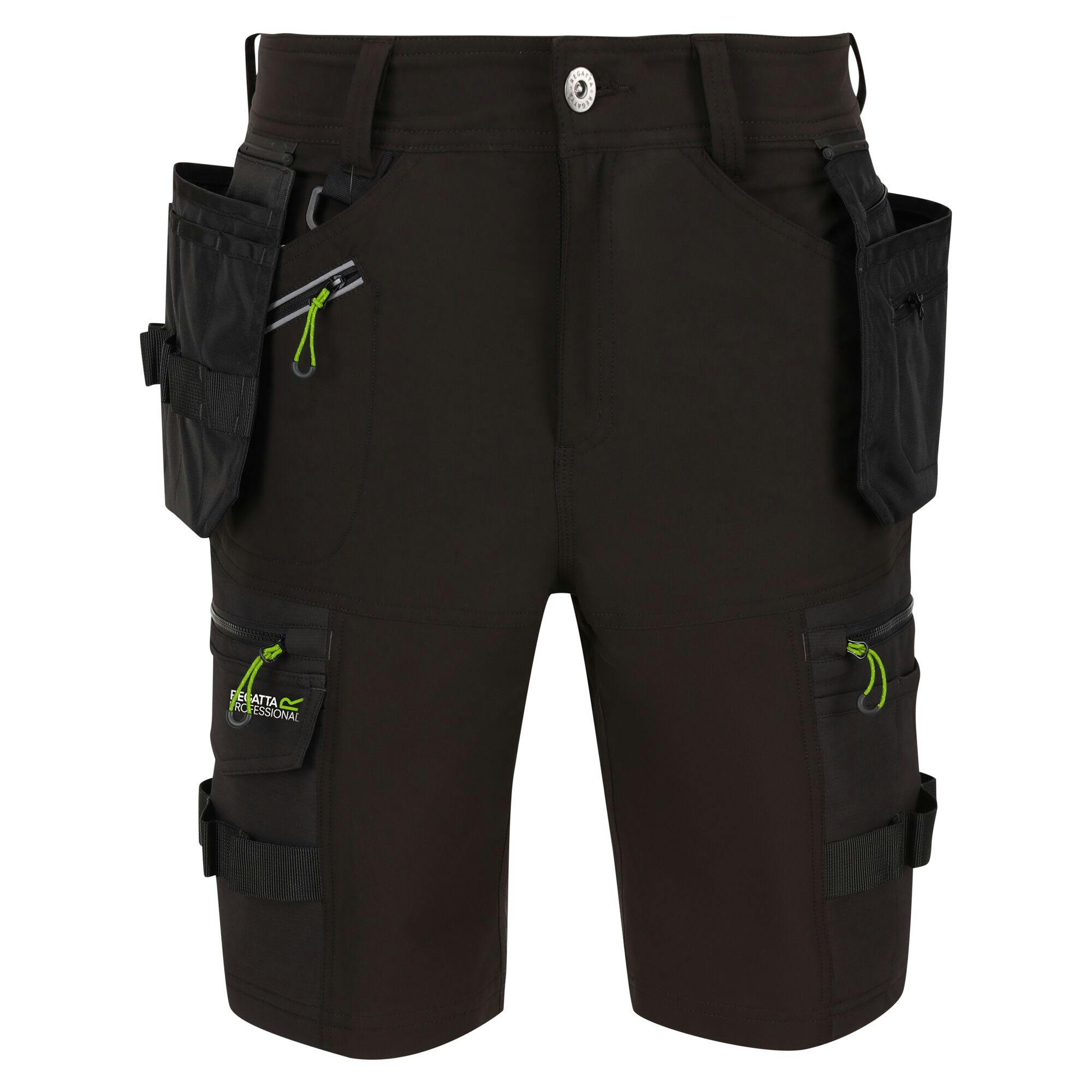 Regatta Men's Black Professional Detachable Holster Pocket Shorts - 44R - 100% Polyester