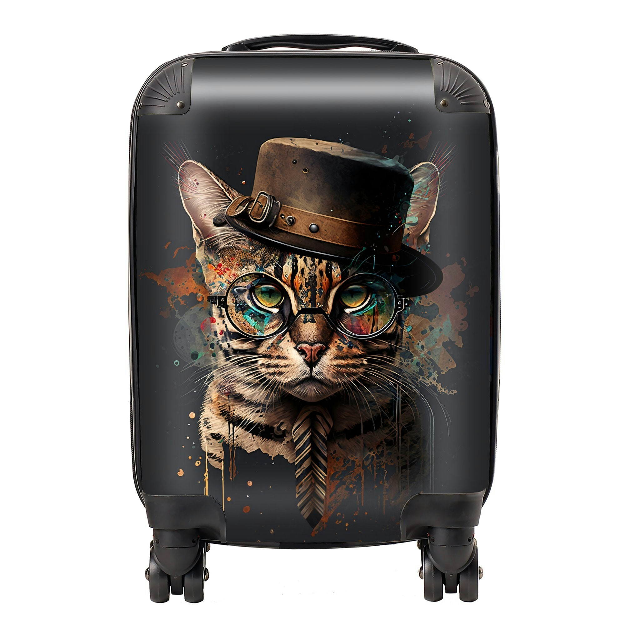 Warren Reed Bengal Cat Splashart Suitcase - Mini Cabin