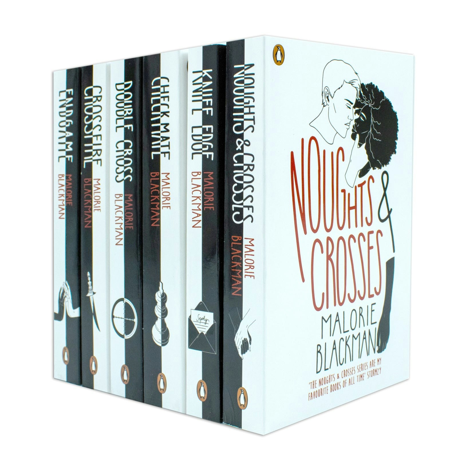 Penguin Black/White Noughts And Crosses Collection 6 Books Set By Malorie Man