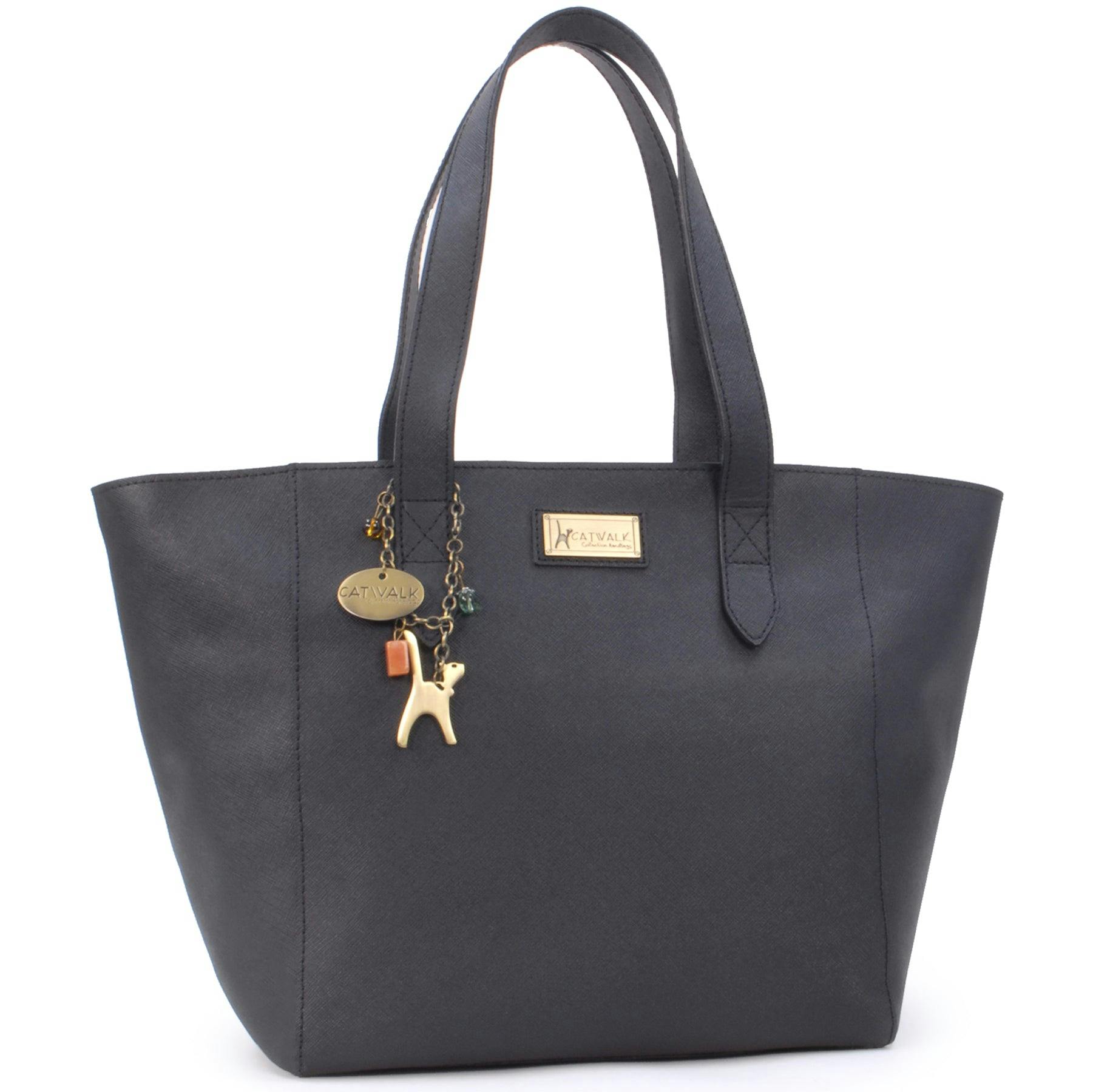 Catwalk Collection Handbags Black Paloma - Tote Bag