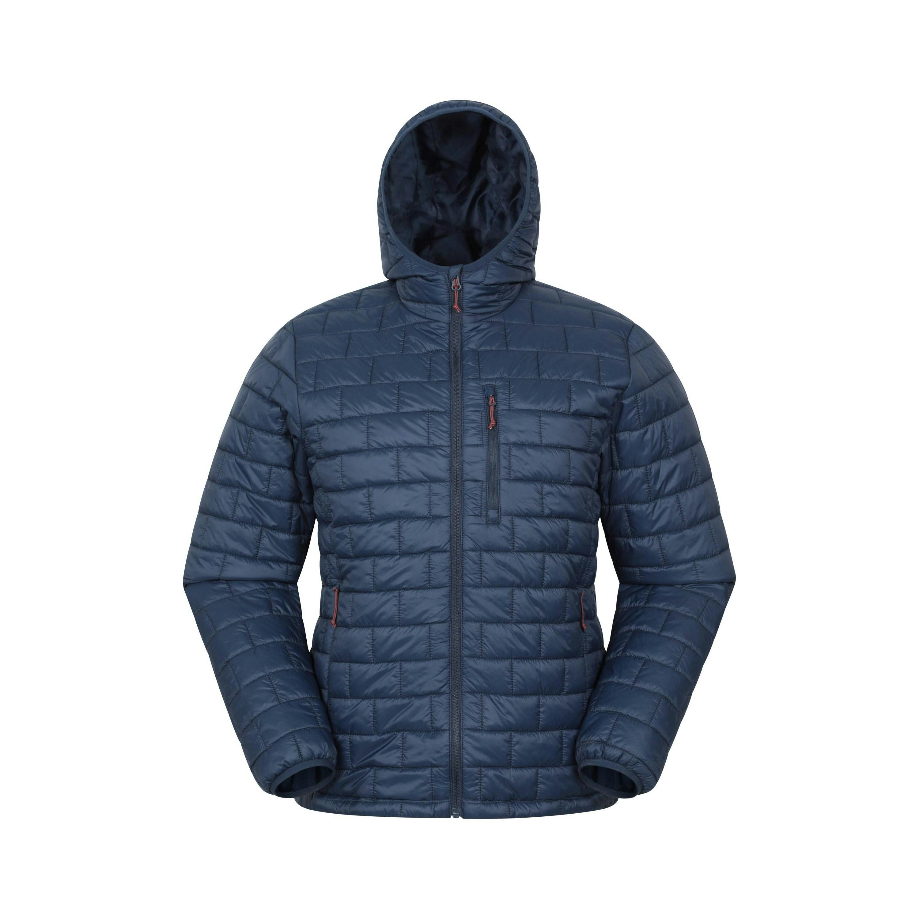 Mountain Warehouse Men's Frost Shield Lightweight Padded Jacket - Navy - Xs - Navy - 100% Mixed