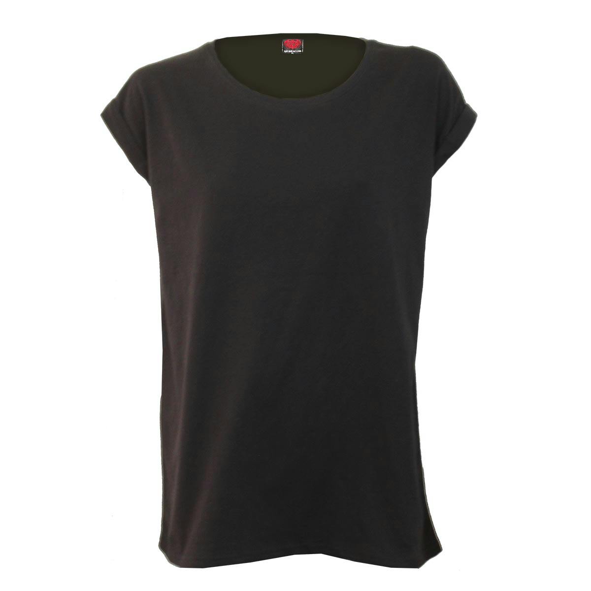 Spiral Direct Urban Fashion - Turnup Sleeve Loosefit Tee - L - Spi - Spi