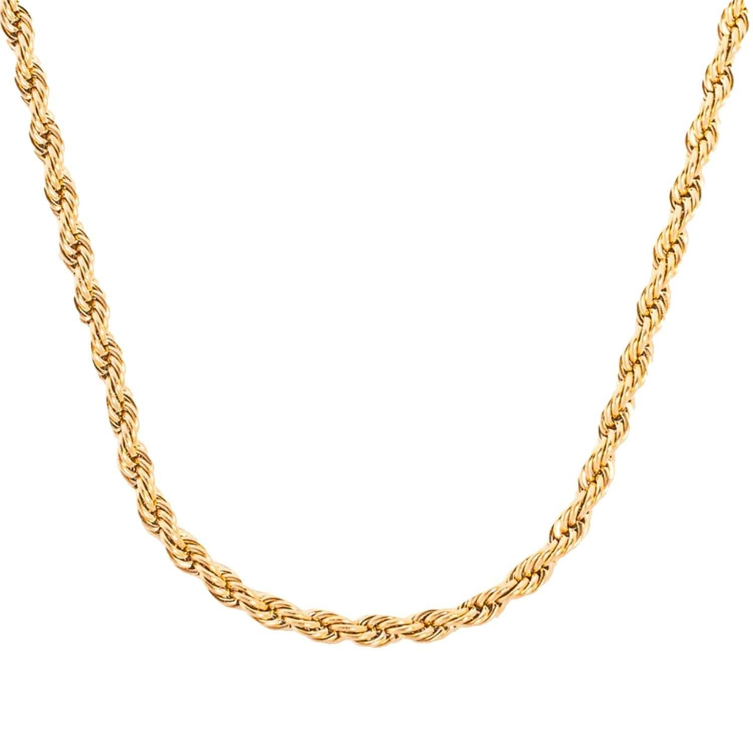 Harfi Gold 18Ct Vermeil Rope Chain Necklace