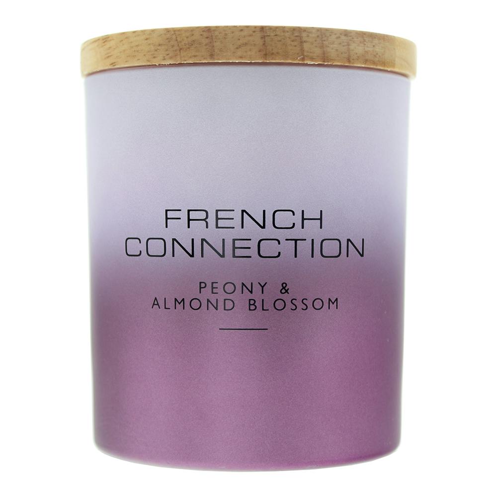 French Connection Ombre Design Peony & Almond Blossom Scented Candle Homeware - Image 7