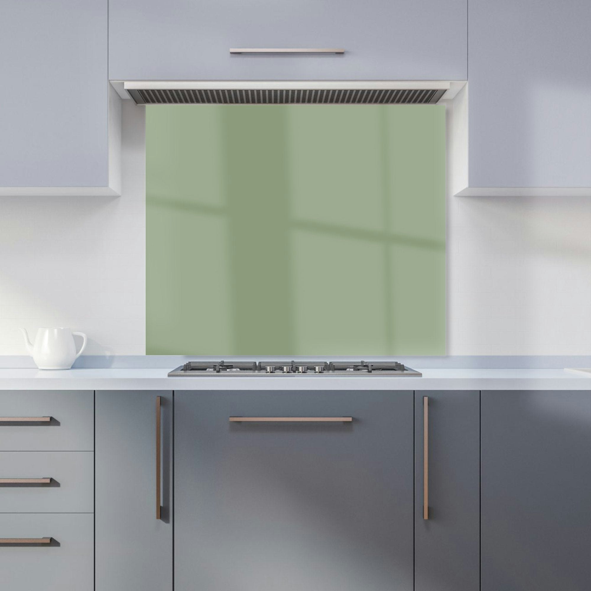 Rackhams Green - Designer Sage Kitchen Splashback - W900mm X H750mm