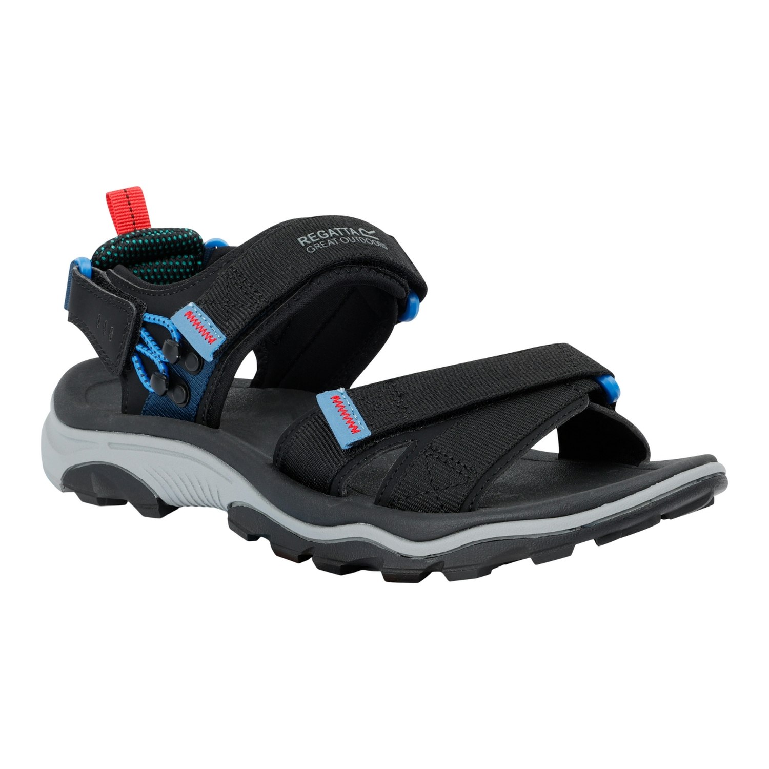 Regatta Men's Black/Blue Blaze Sandals - /Coronet - /Coronet Size 10 Uk
