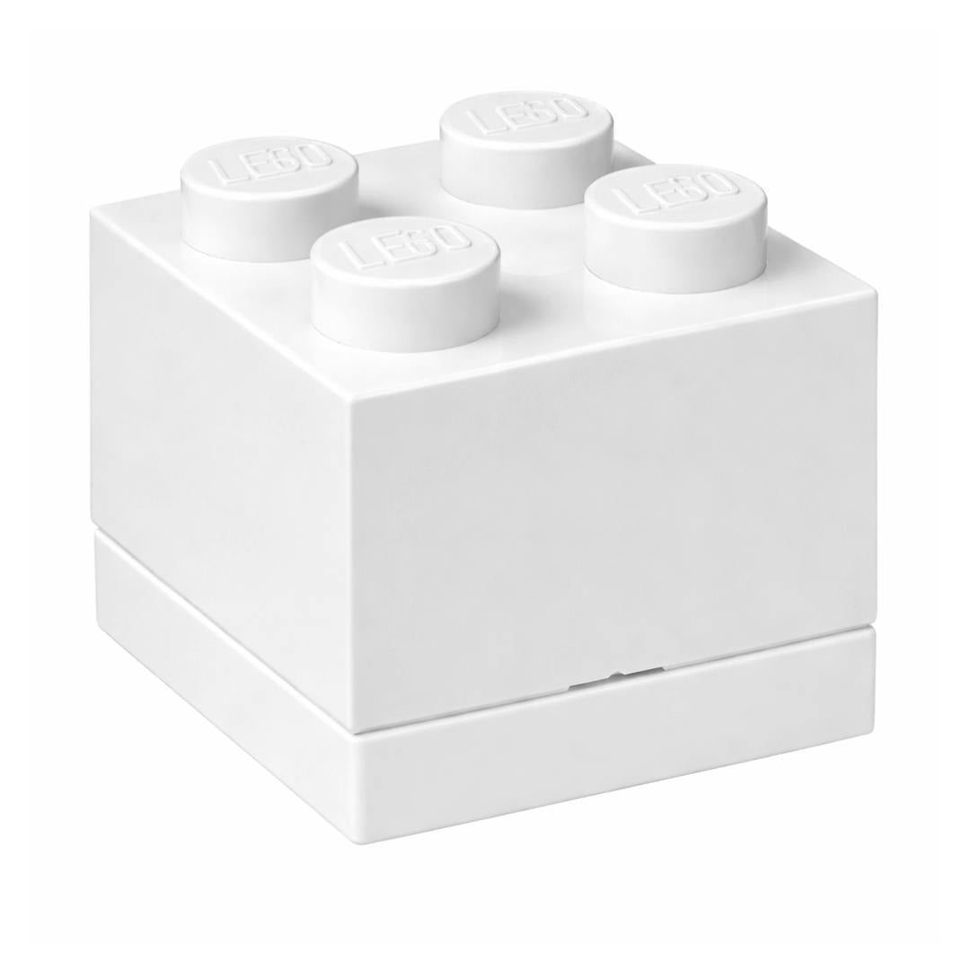 Lego White Mini Box 4 Storage Brick Box - 46 × 46 × 43 Mm - Storage Brick