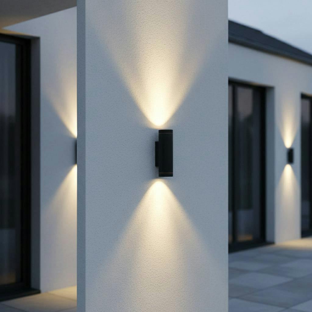 Ultra Beam Lighting Black/Light 12 Watt Led Outside Up And Down