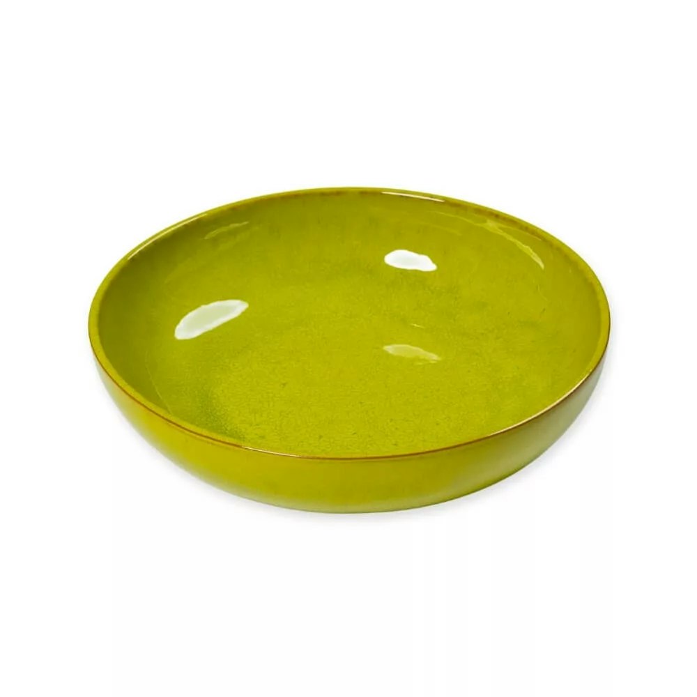 Verano Spanish Ceramics Green Selena - Extra Large Bowl 30Cm - Lime