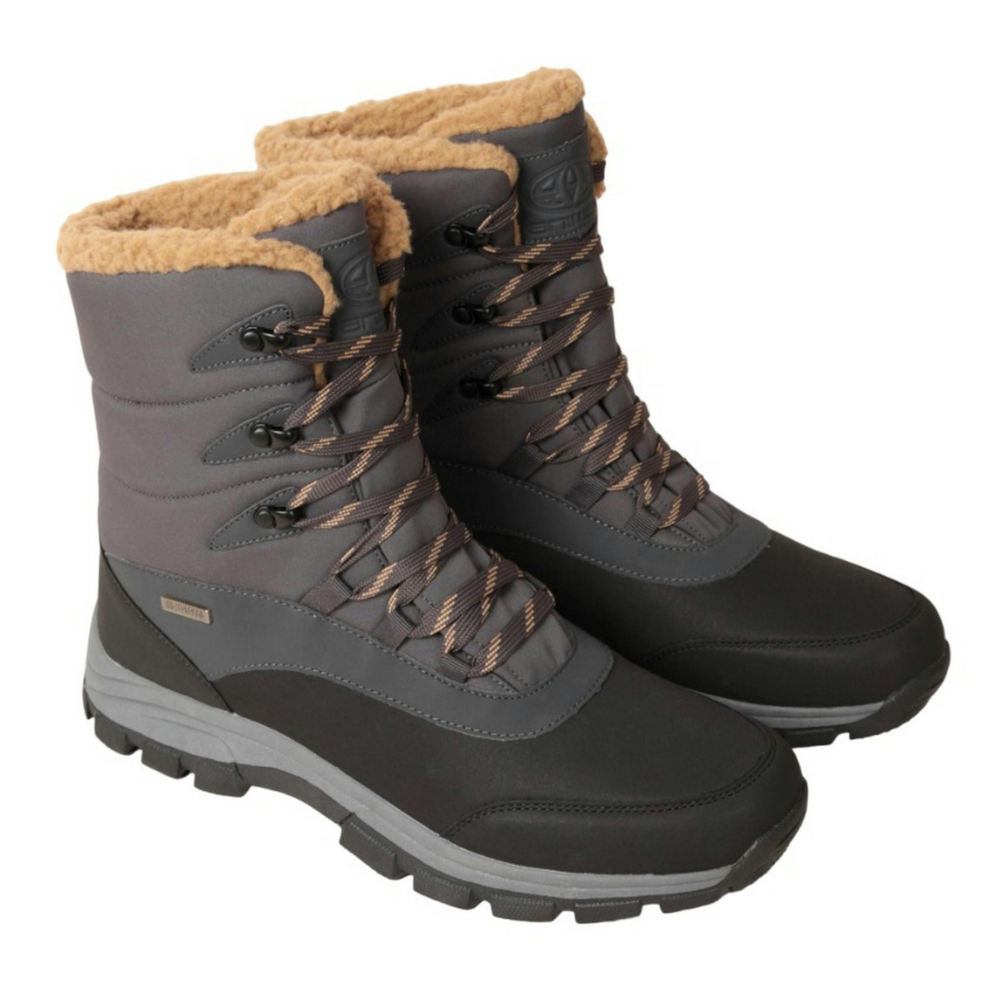 Animal Men's Grey Blizzard Waterproof Snow Boots - 11 Uk