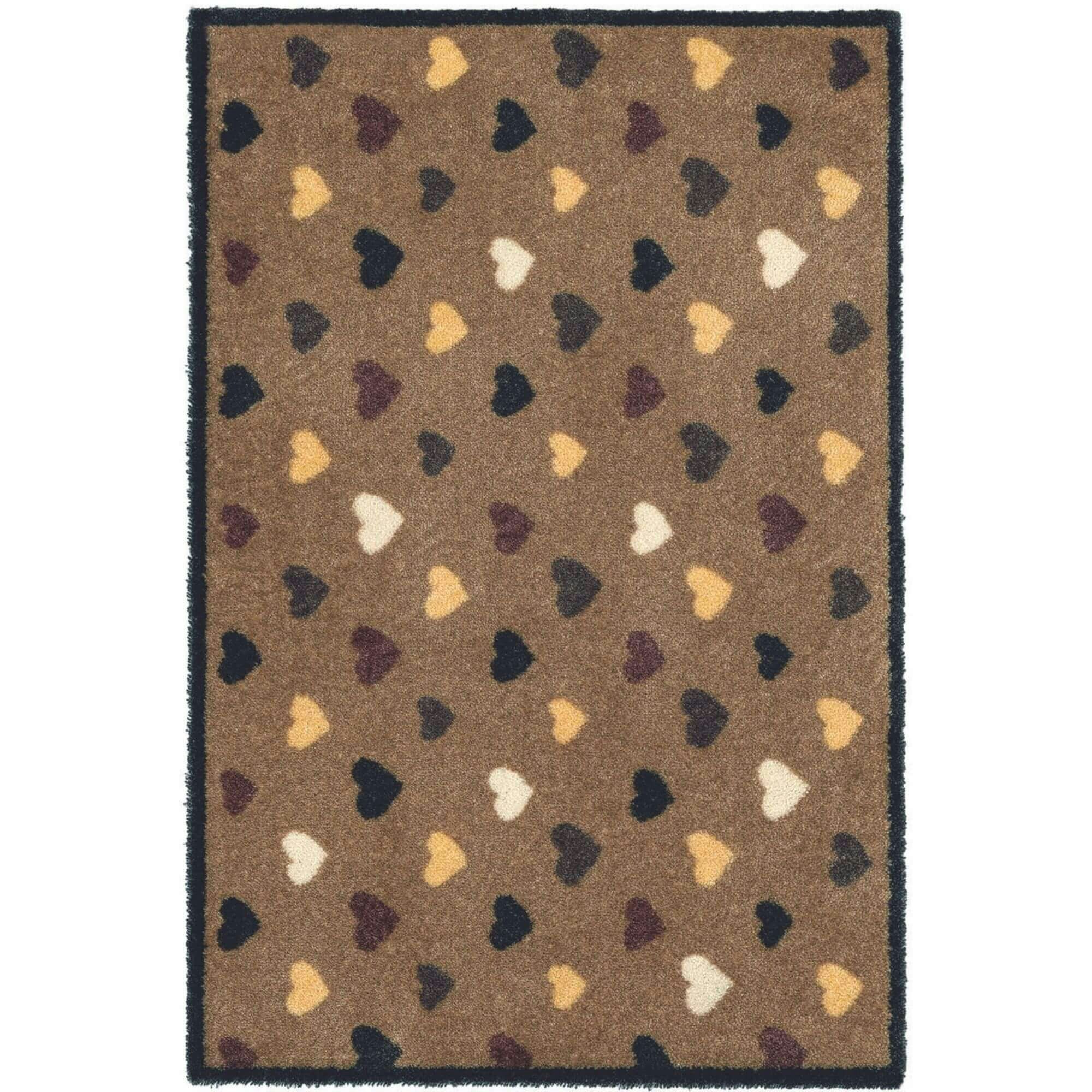 The Rugs Recycled Washable Love Hearts Mat | 130 - 50X75 Cm