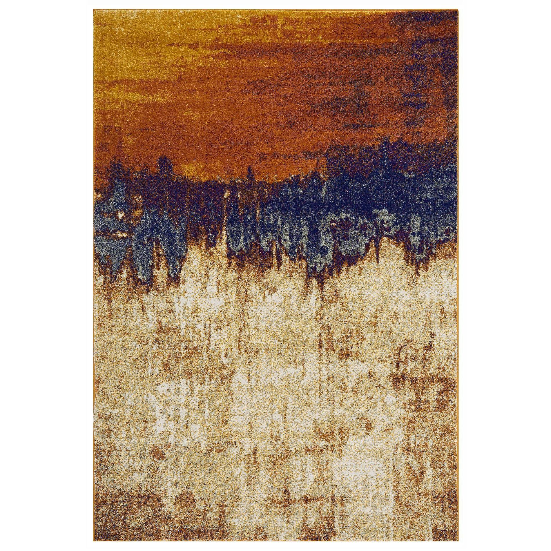 Asiatic Orange Nova Nv04 Distress Rug - 120X170cm