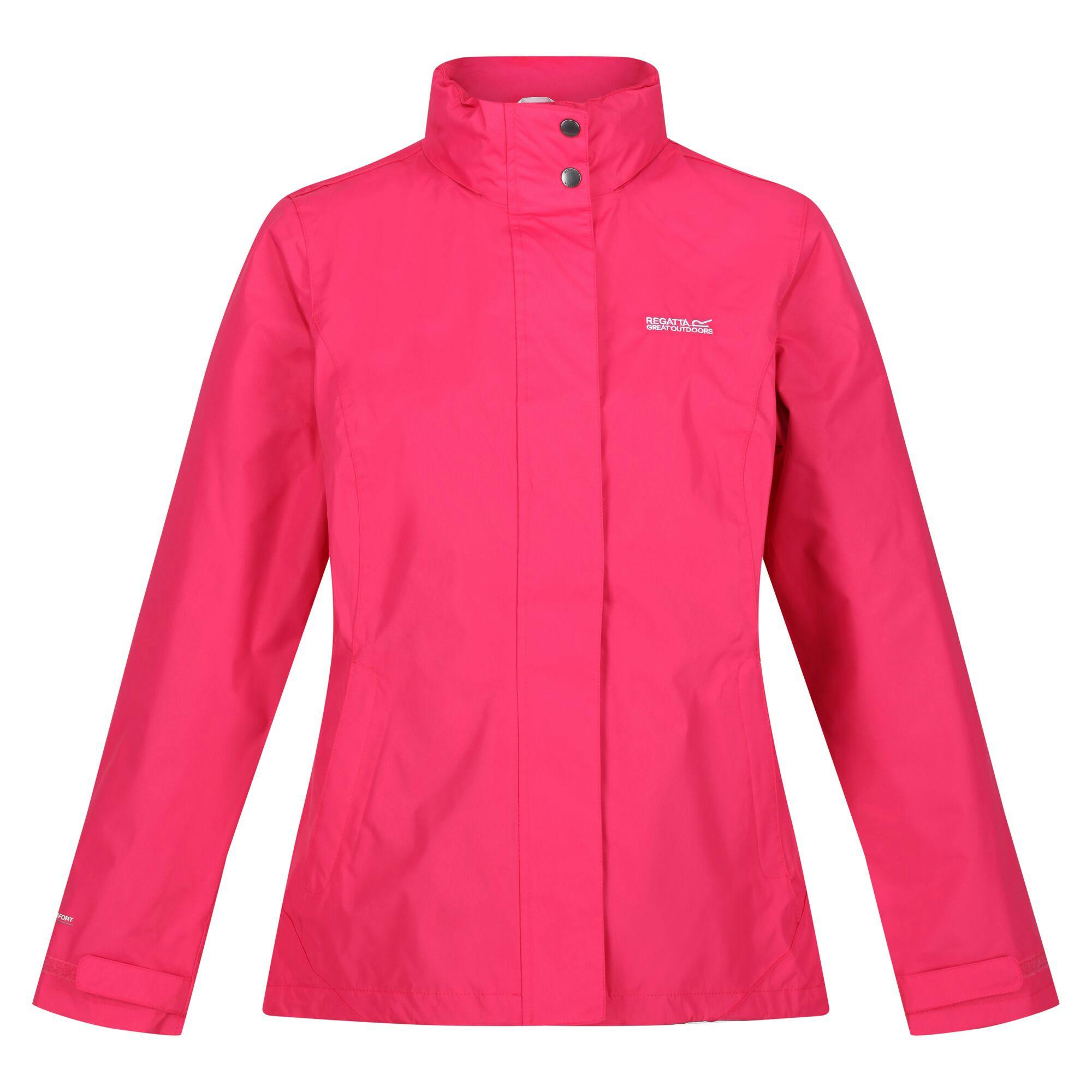 Regatta Women's Pink Great Outdoors Daysha Waterproof Shell Jacket - Rethink - 14 Uk - Rethink - 100% Polyester