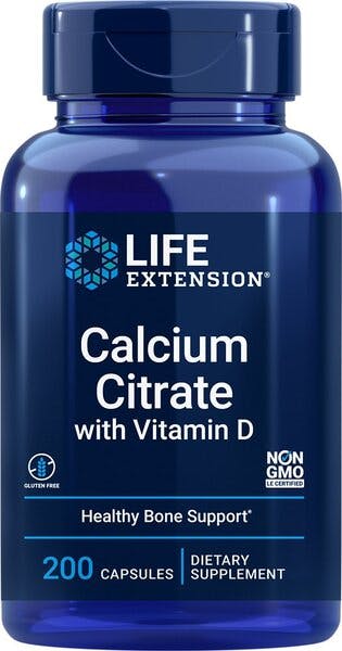 iHerb UK - Life Extension , Calcium Citrate With Vitamin D, 200 Capsules - Image 5