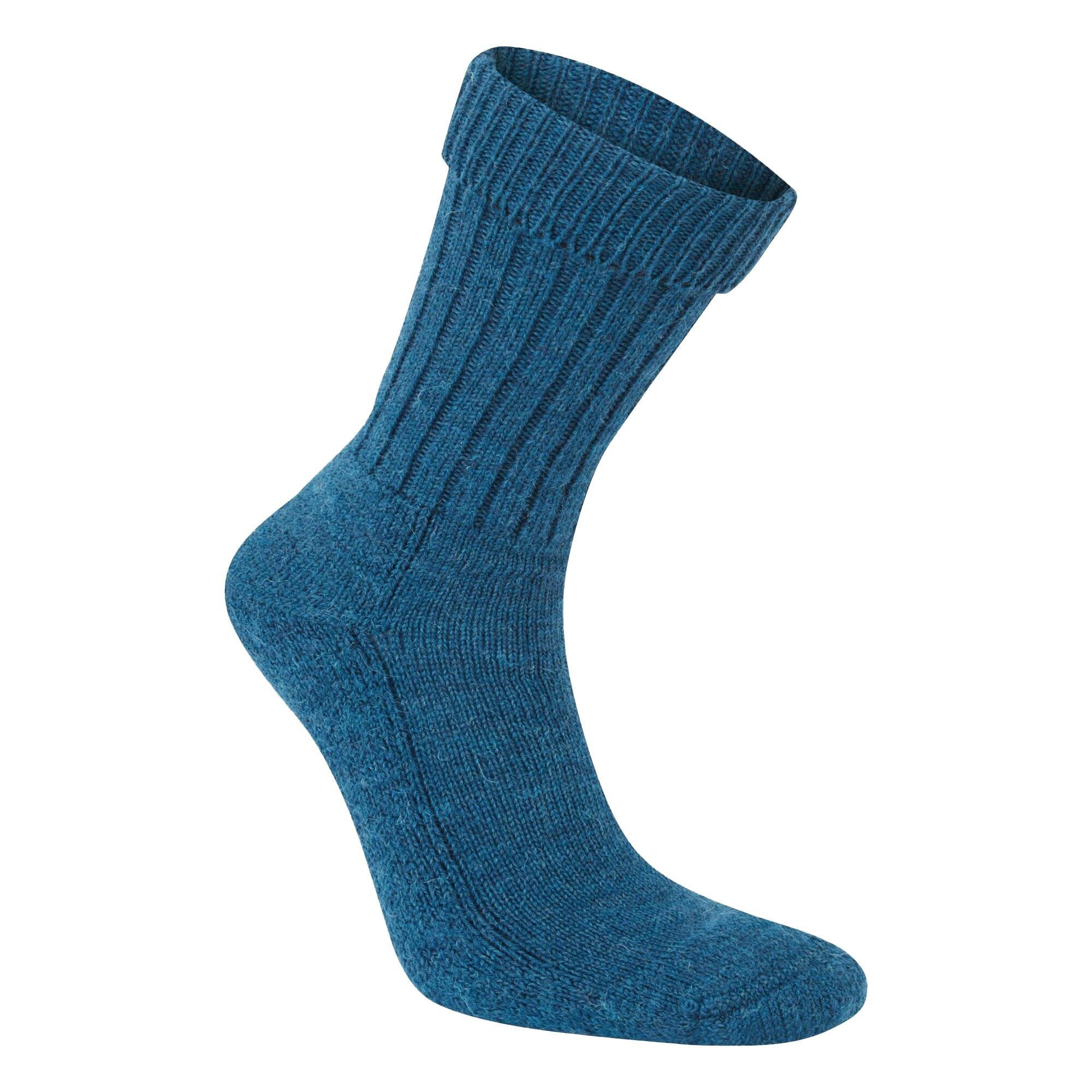 Craghoppers Unisex Blue Adult Hiker Wool Boot Socks - Poseidon Marl - Poseidon Marl - 6 Uk-8 Uk - 72% Wool/28% Polyamide