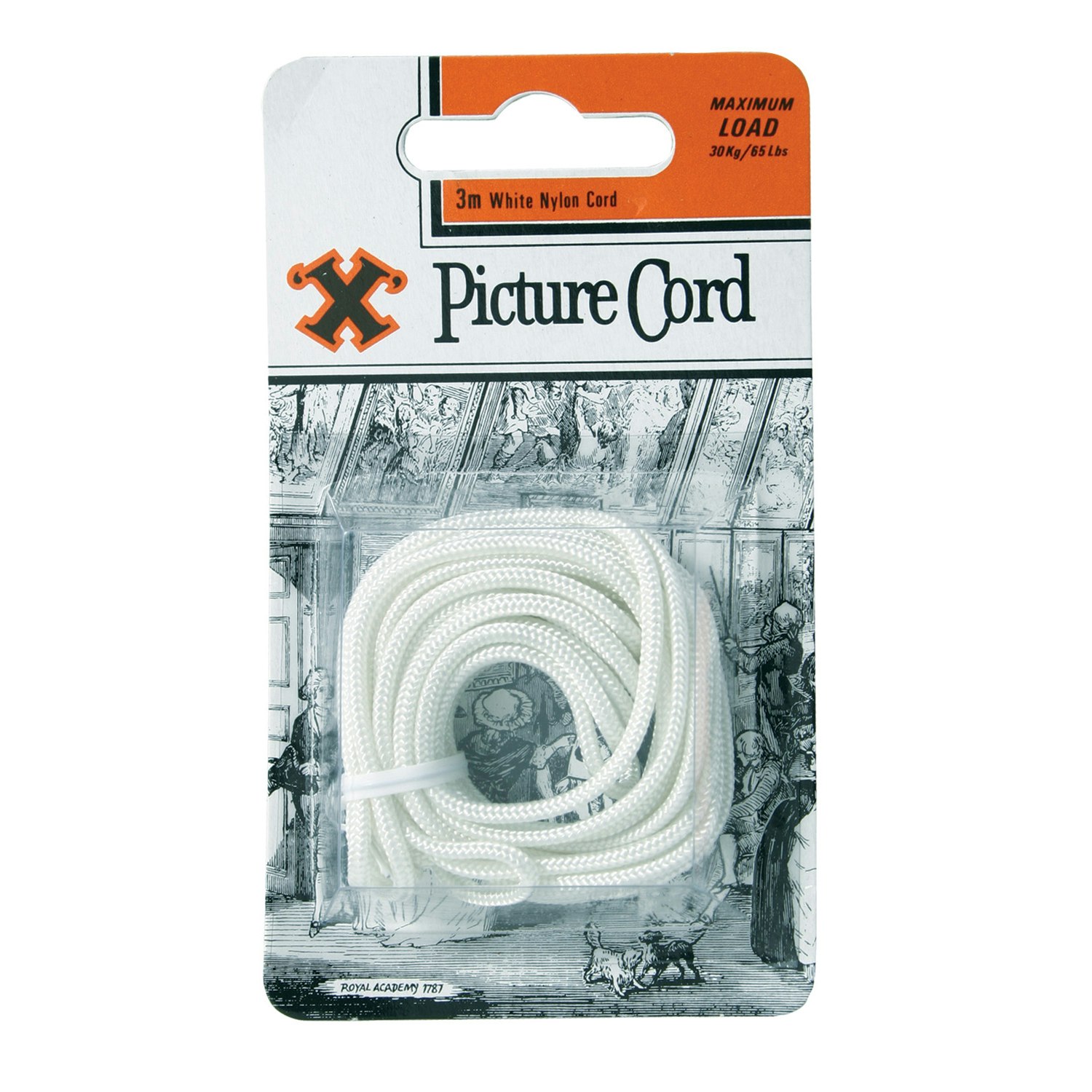 X White Picture Cord - One Size
