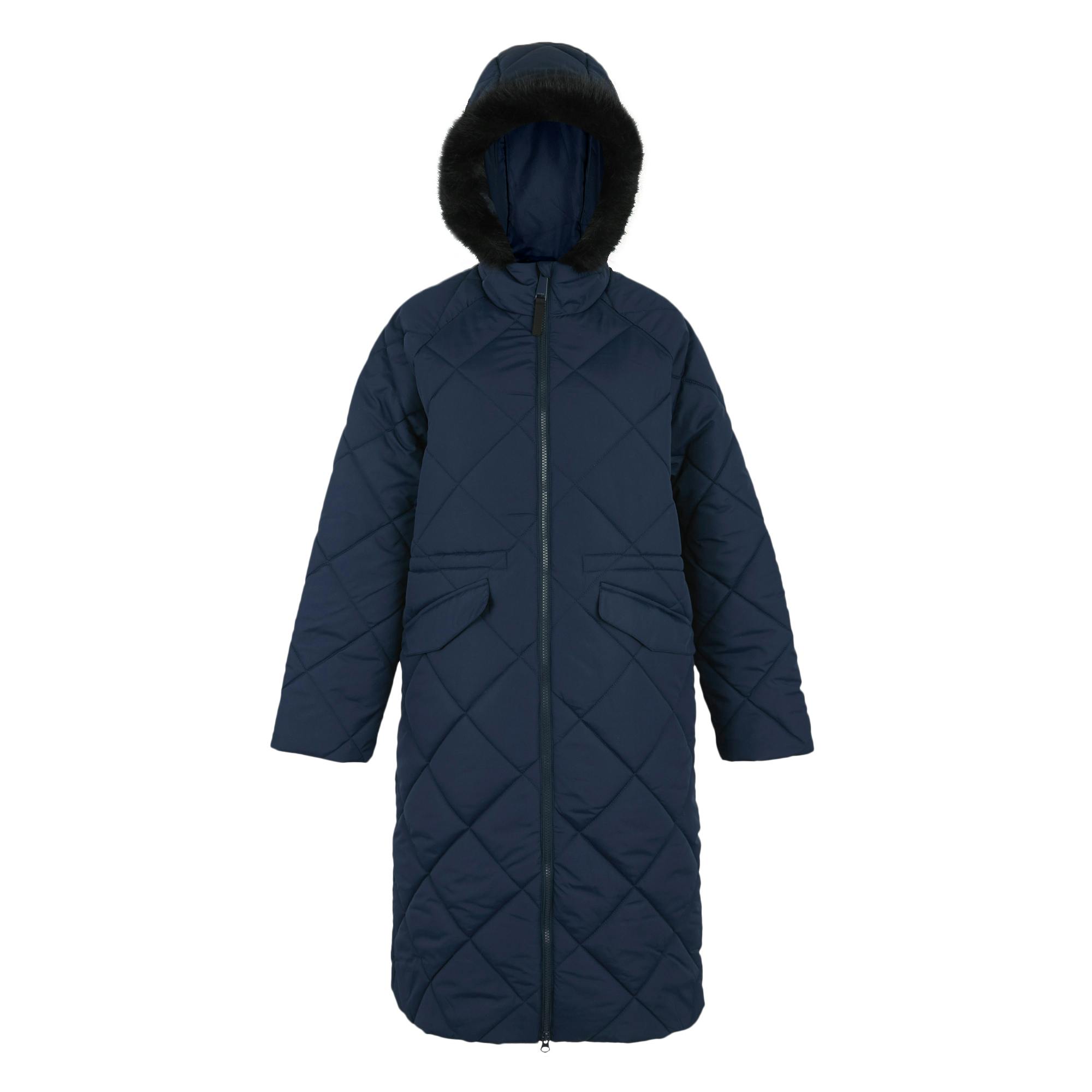 Regatta Women's Freyla Padded Jacket - Navy - 12 Uk - Navy - 100% Recycled Polyester
