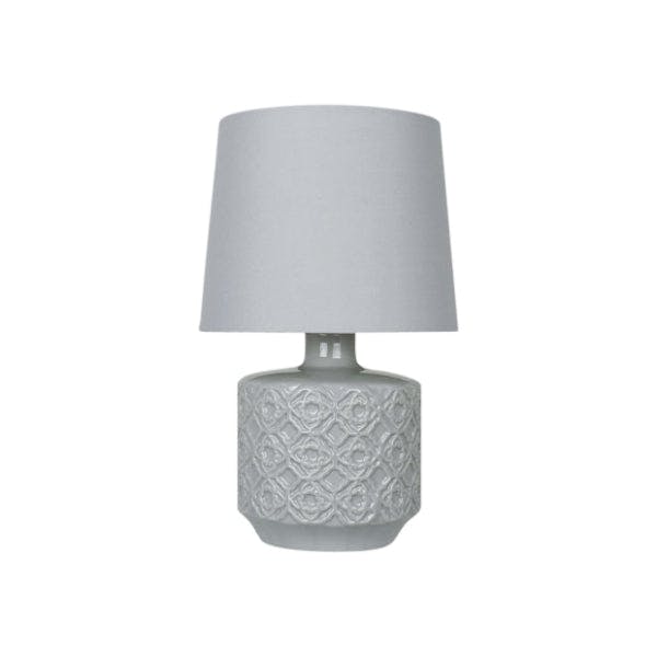 Pagazzi Lighting Grey Mara Ceramic Table Lamp