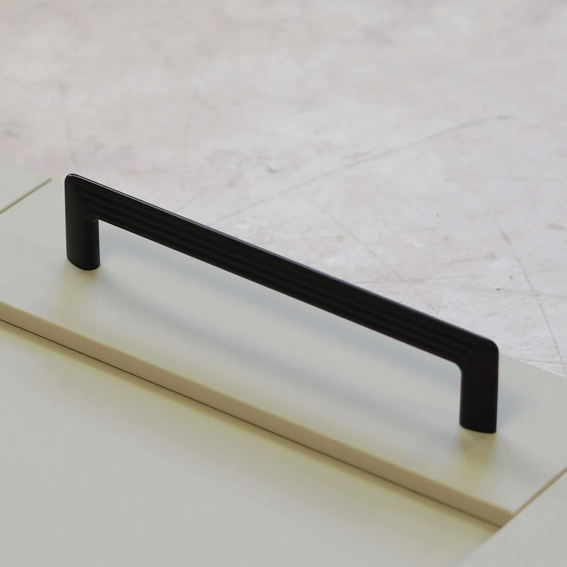 Rackhams Black 160Mm Parol Matt D Handle