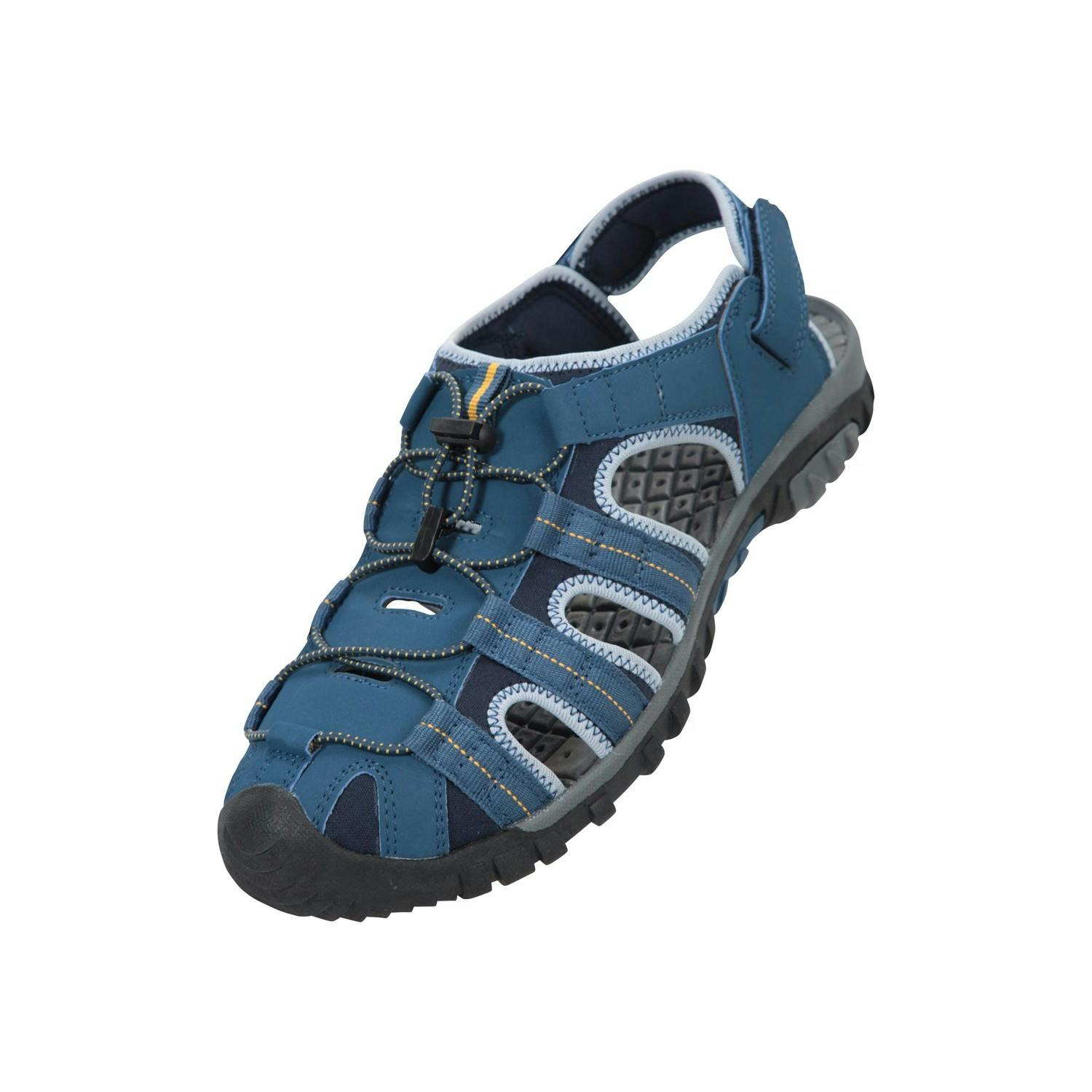 Mountain Warehouse Men's Blue Trek Sandals - 9 Uk - 80% Neoprene/10% Rubber/10% Eva