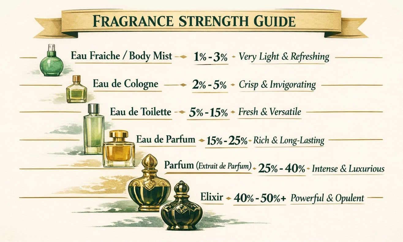Understanding Fragrance Types and Concentrations