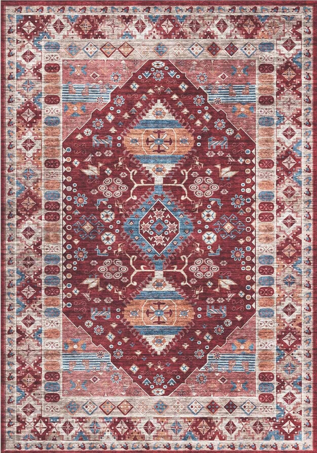 The Rugs Madar Vintage Washable Rug - 120X160 Cm