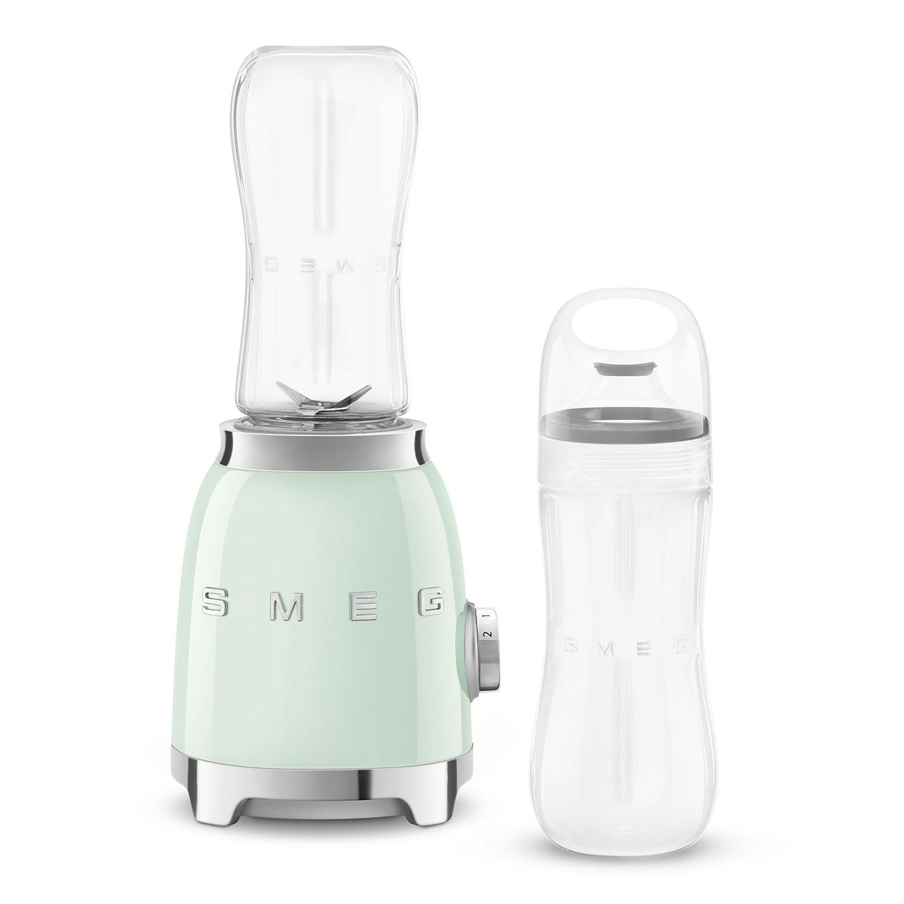 Smeg Green Pbf01 50'S Retro Blender & Smoothie Maker - Pastel 600Ml