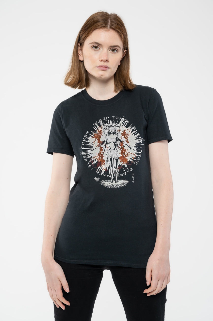 Paradiso Clothing Unisex Black Paradiso Sleep Token Rain Band Logo T Shirt - Xxl