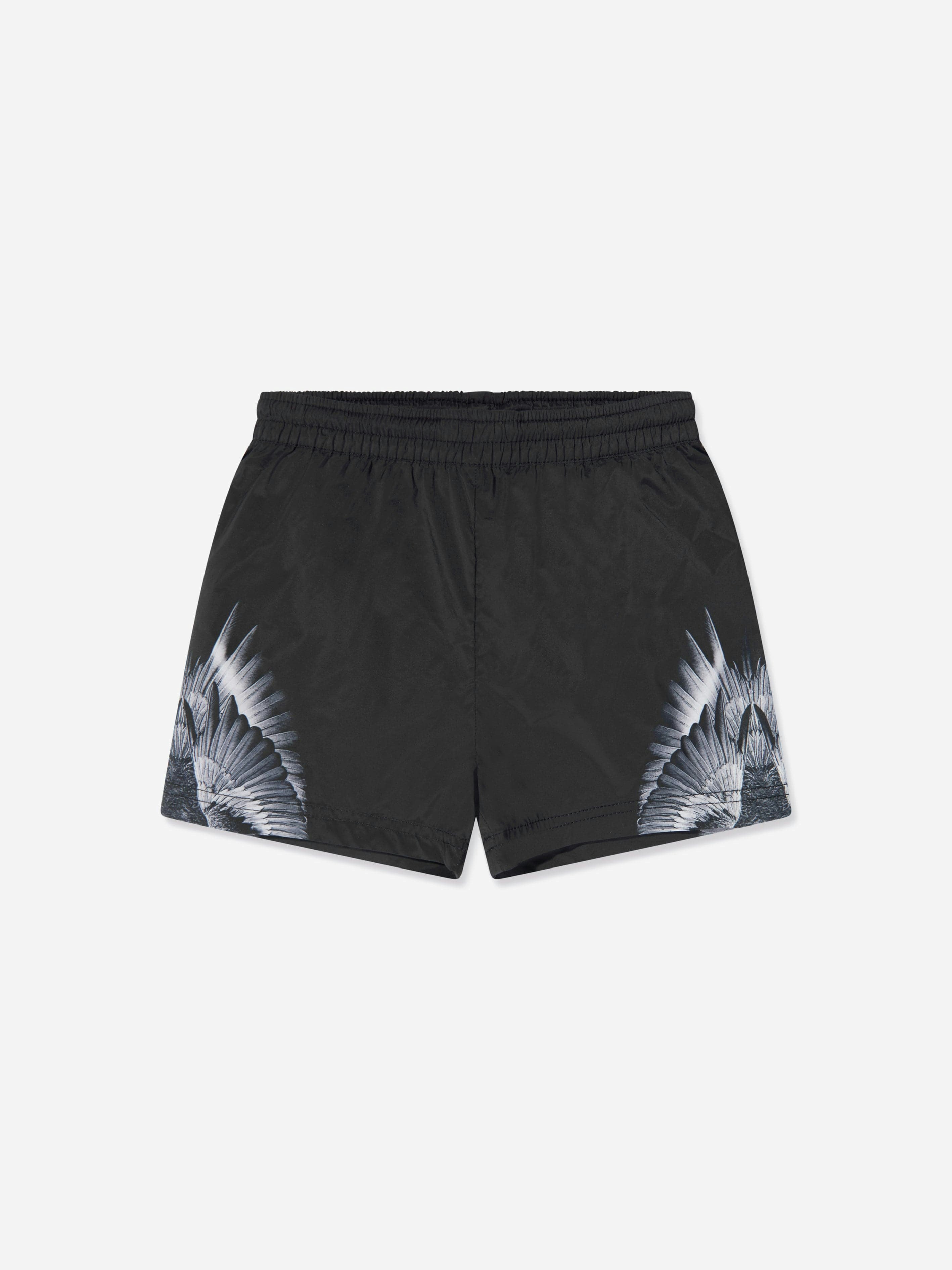 Marcelo Burlon Boys Black Icon Wings Swim Shorts - 6 Yrs