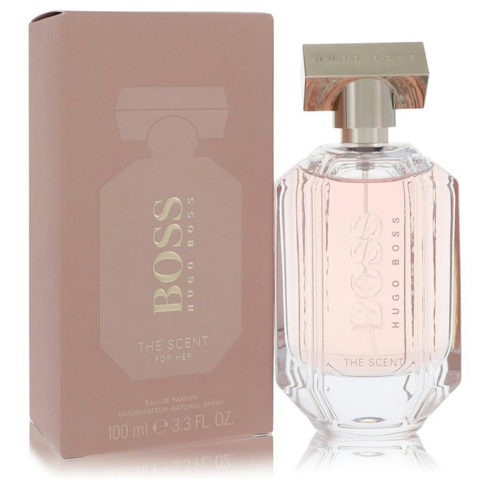 Hugo Boss Women's Peach Boss The Scent By Eau De Parfum Refillable Spray 3.3 Oz For 100 Ml - 100 Ml