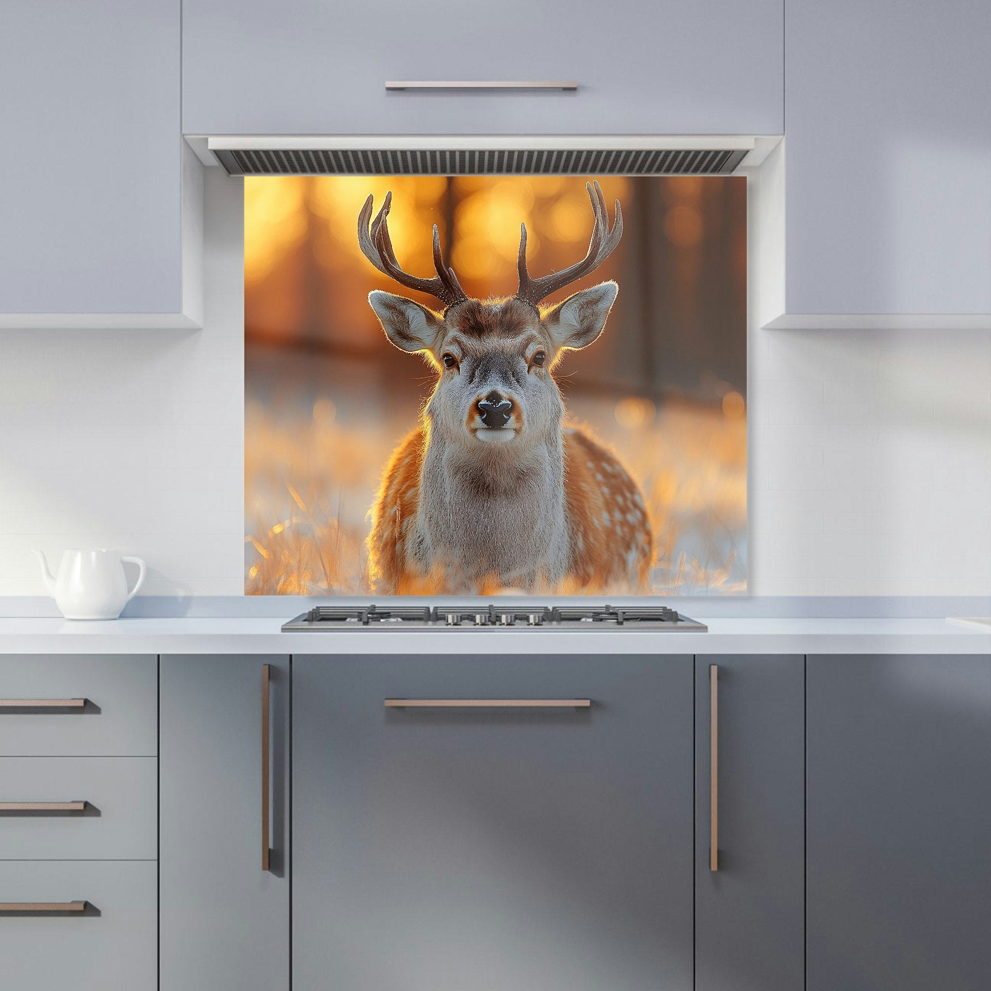 Rackhams Deer Kitchen Splashback - W900mm X H750mm