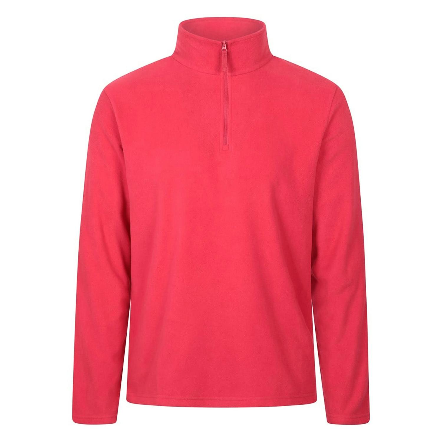 Mountain Warehouse Men's Red Camber Ii Half Zip Fleece - Active - Xs - Active - 100% Polyester