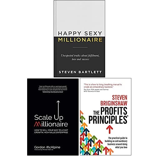 Various Publishers Happy Sexy Millionaire, Scale Up Millionaire, The Profits Principles 3 Book Set