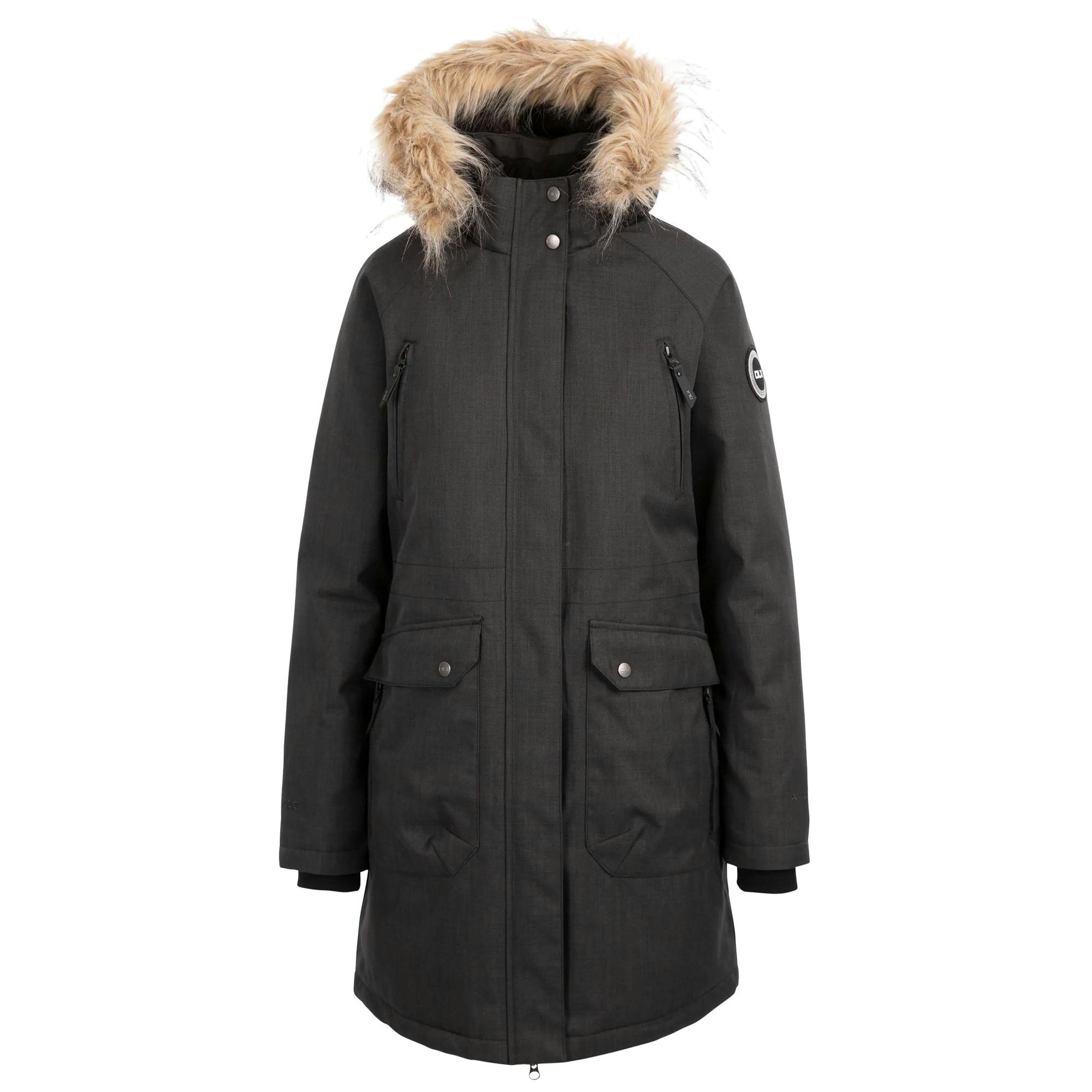 Trespass Women's Black / Dana Down Jacket - Marl - L - Marl - 90% Polyester/10% Feather