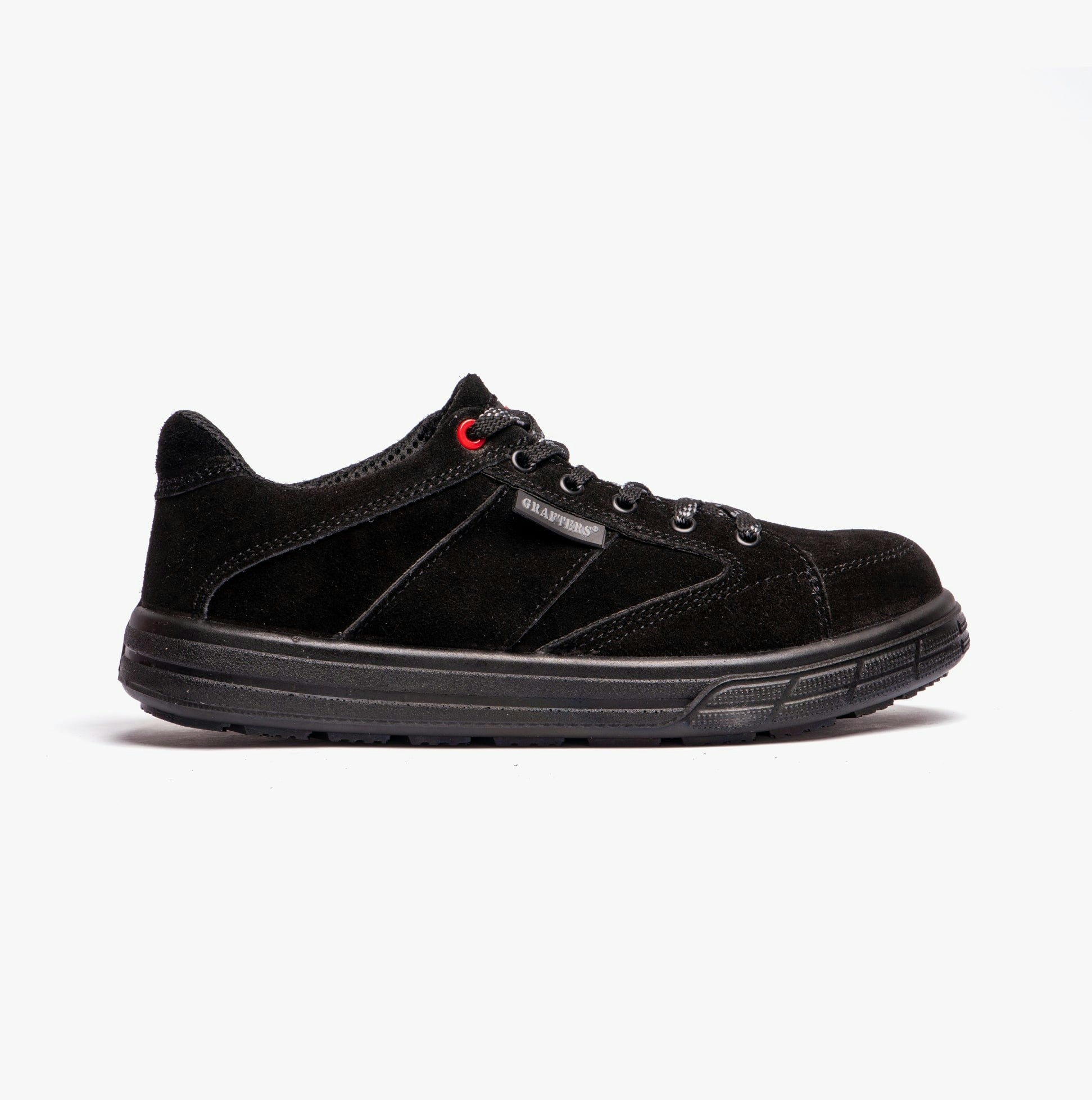 Grafters Unisex Black M9512as Skate Safety Shoes - Uk 8