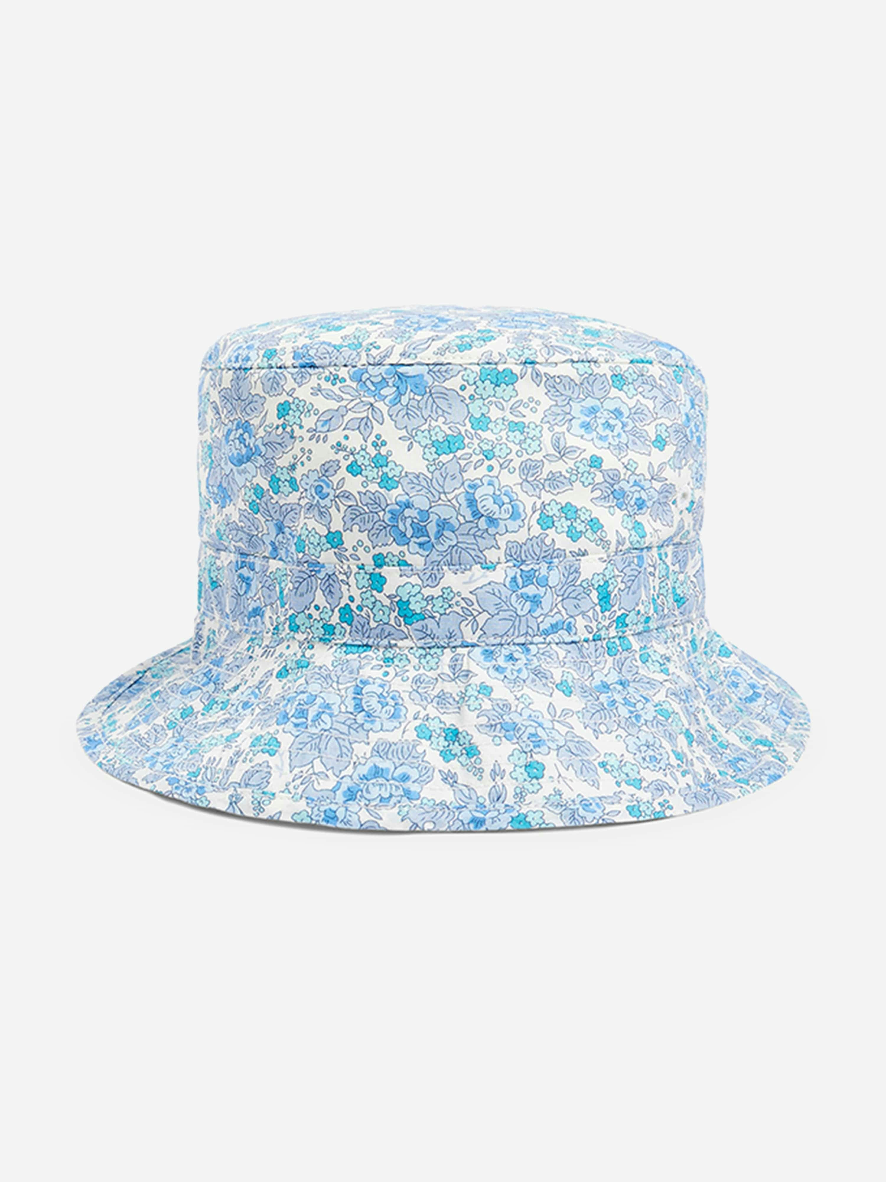 Bonpoint Women's Blue Baby Floral Piob Hat In - 6 - 12 Mths