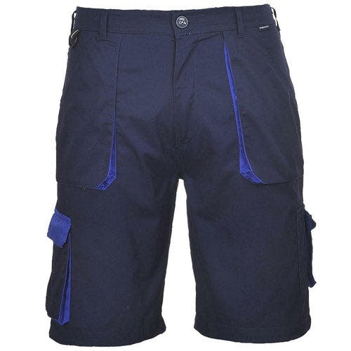 Portwest Texo Contrast Cargo Shorts Tx14 - Navy - S