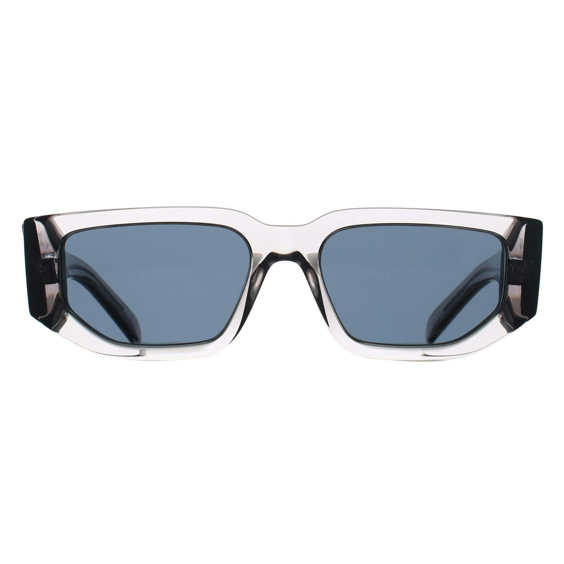 Prada Eyewear Men's 09Zs Sunglasses Transparent Asphalt/Dark Grey - Image 6