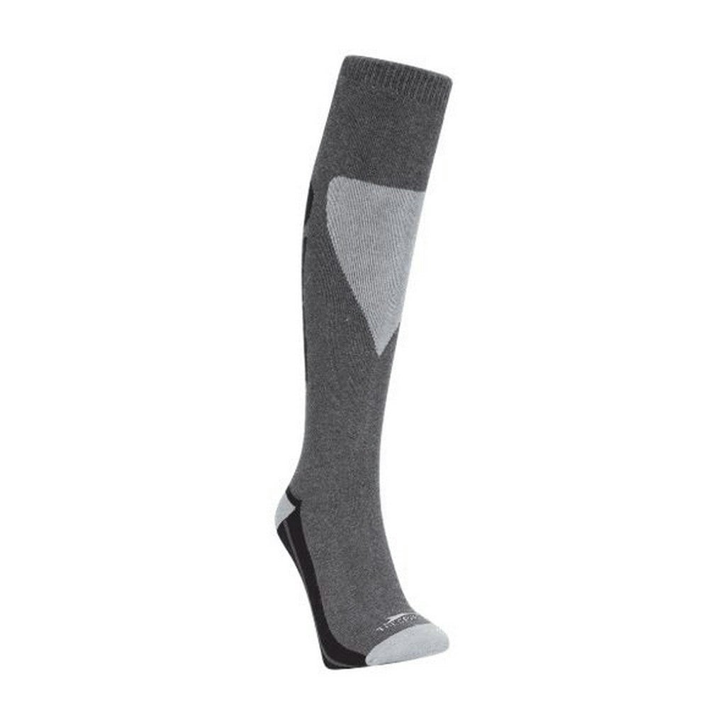 Trespass Men's Hack Ski Tube Socks - Carbon Melange - Carbon Melange - Size 4/7 Uk