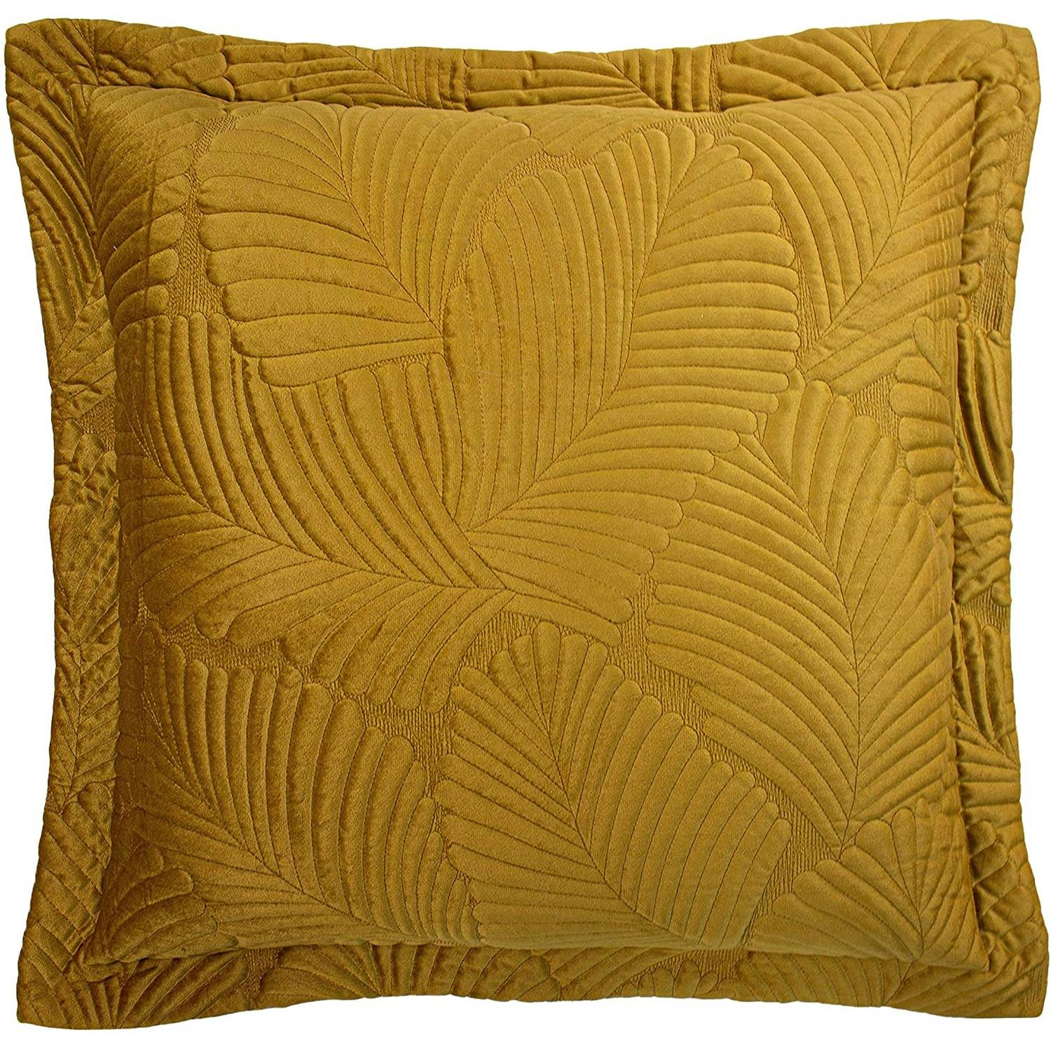 Rackhams Gold Palmeria Cushion Cover - One Size - 100% Mixed
