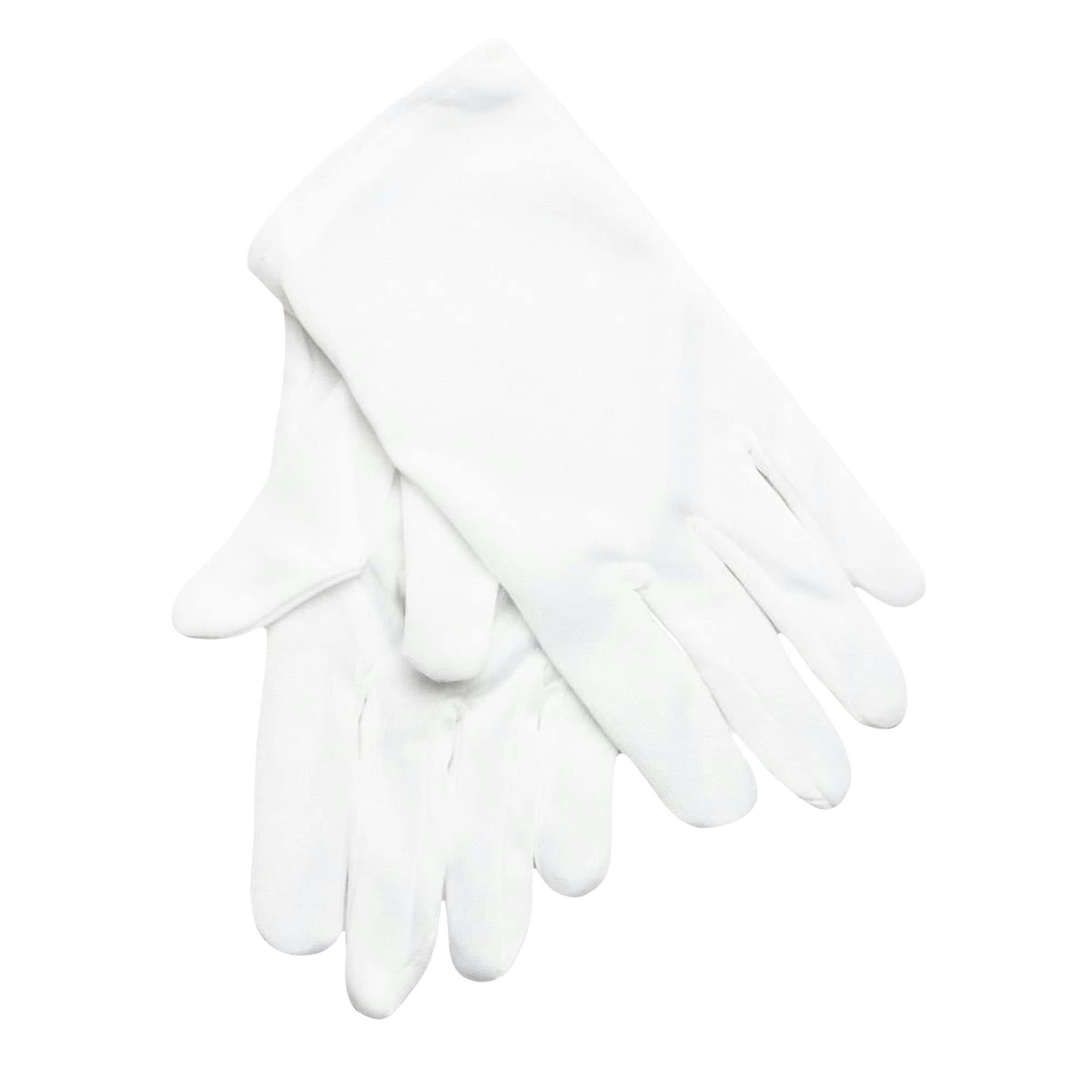Bristol Novelty White Childrens/Kids Cotton Gloves - One Size