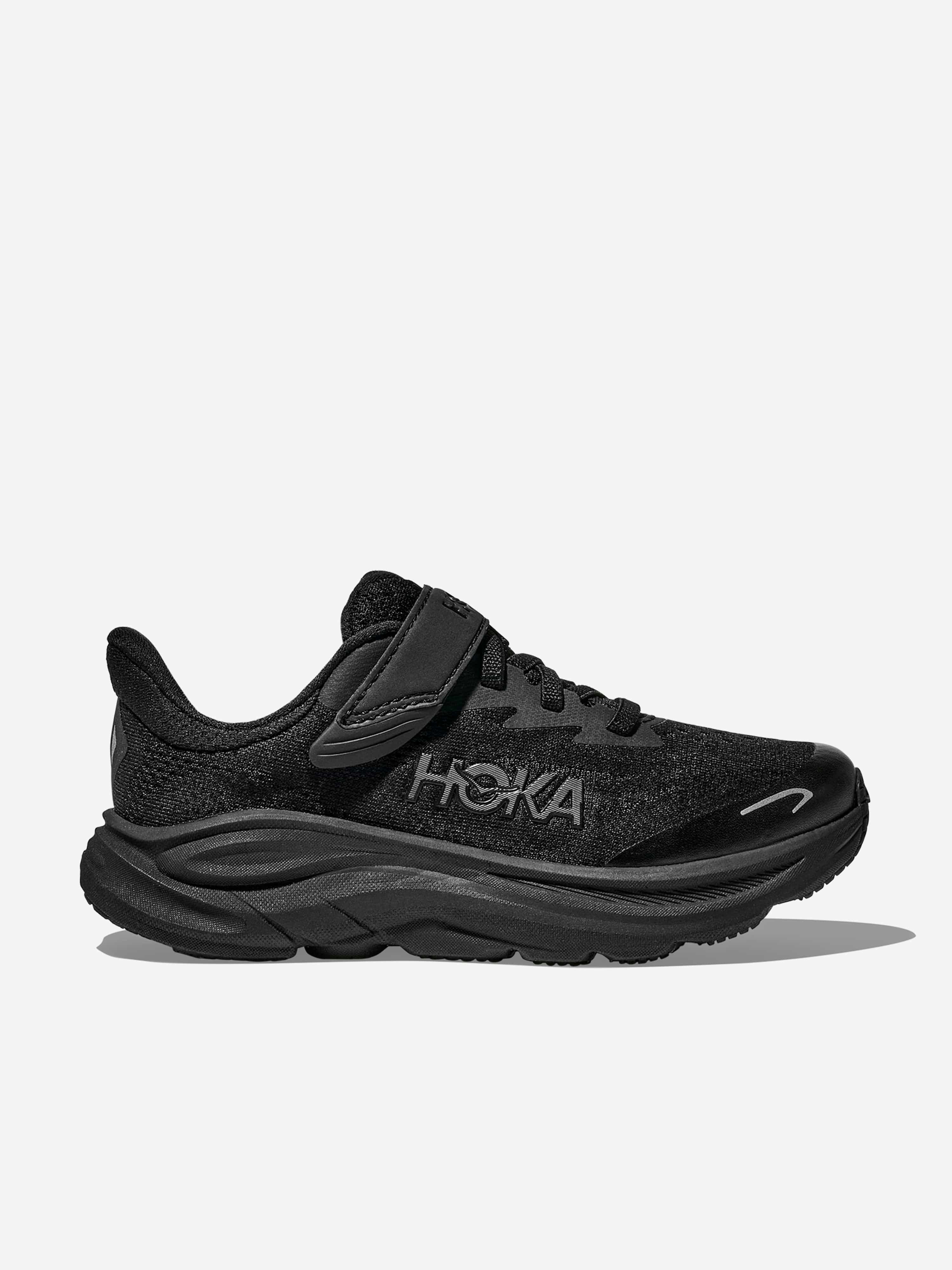 Hoka Black Kids Clifton 10 Trainers In - Eu 28.5 Uk 10