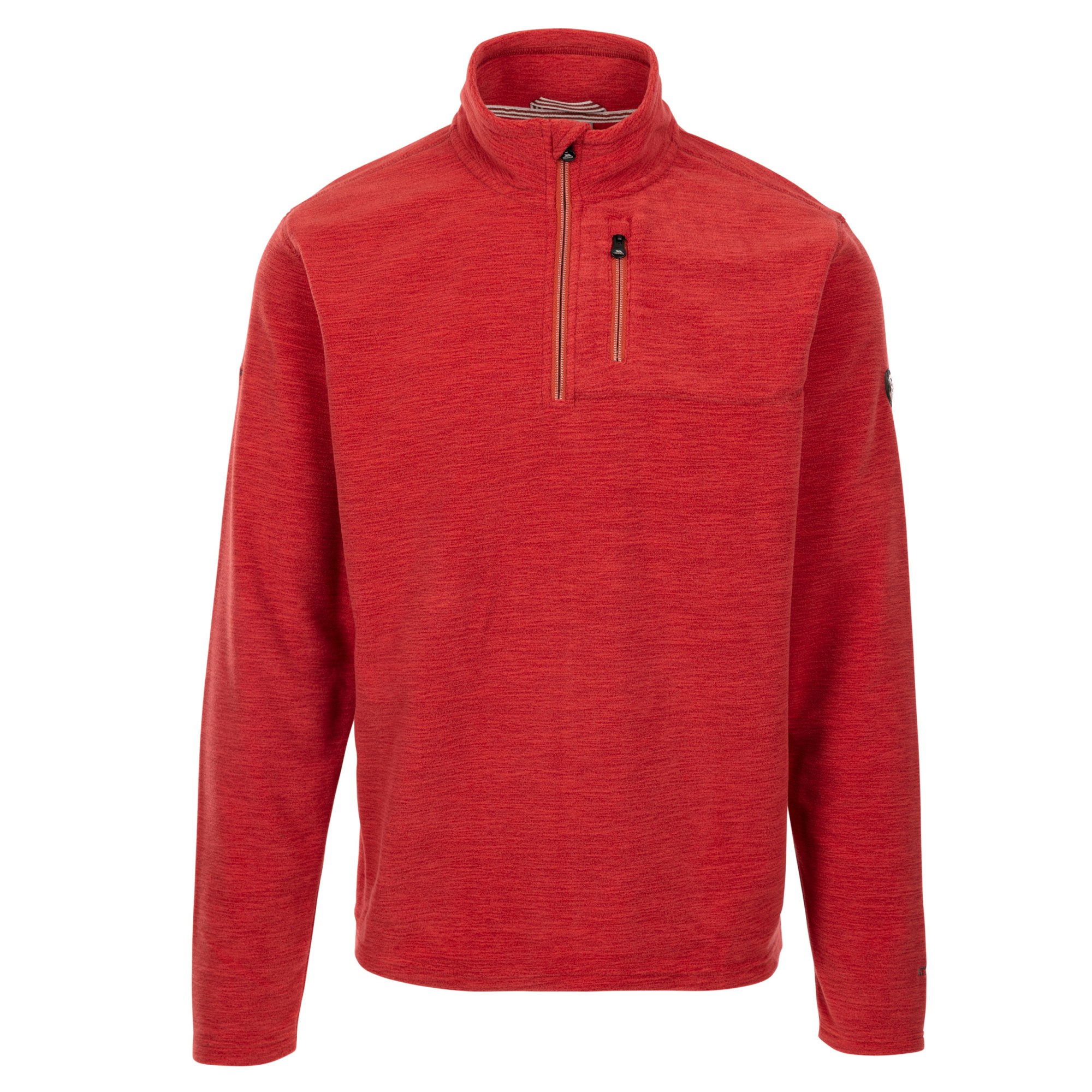 Trespass Men's Farnworth At100 Fleece Top - Salsa - Salsa - Large