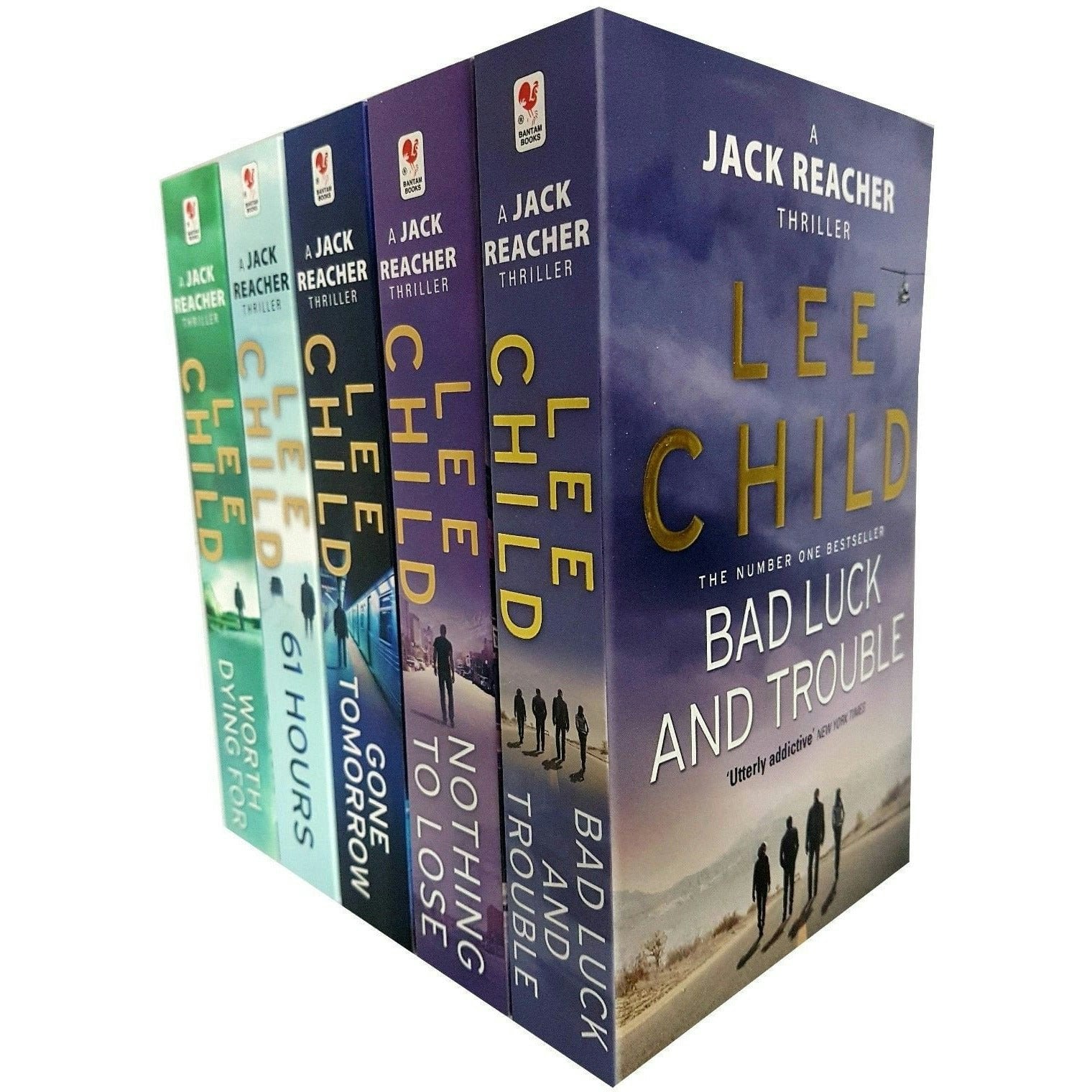 Bantam Books Jack Reacher Series (11-15) 5 Books Collection Set By Lee Child