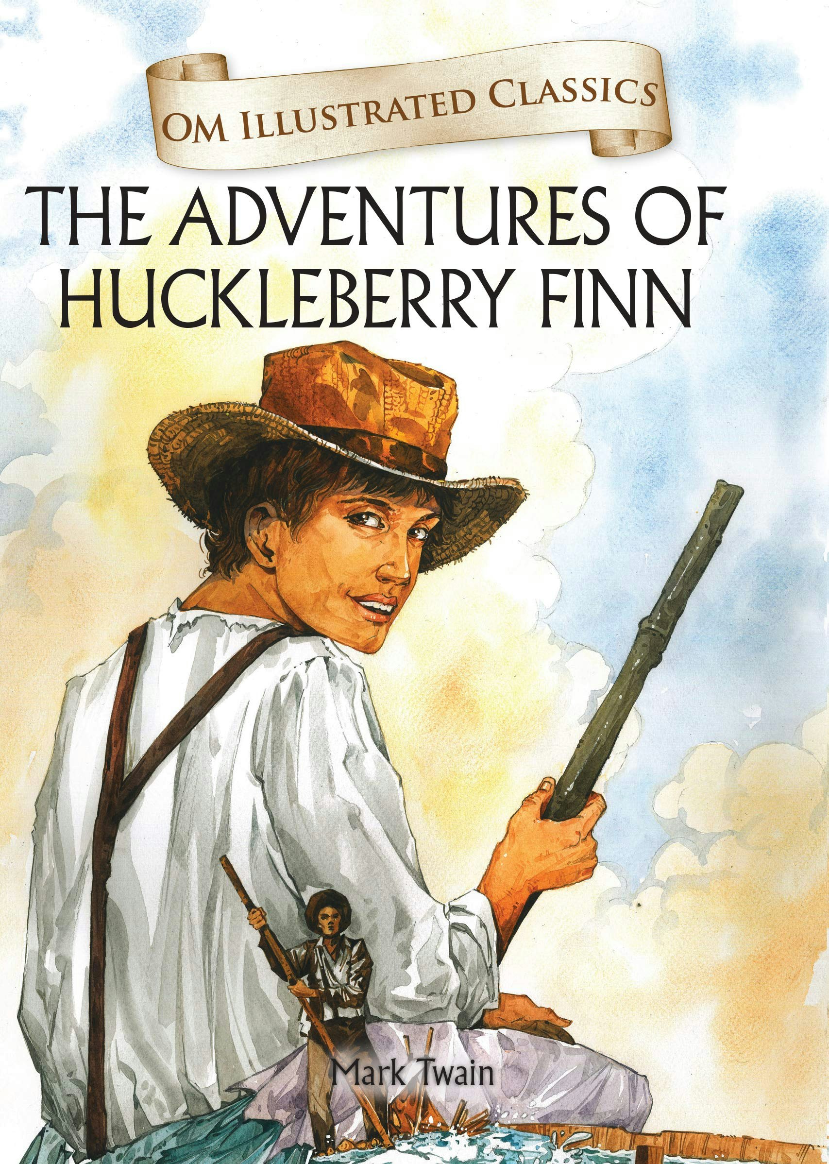 Om Books International The Adventures Of Huckleberry Finn-Om Illustrated Classics