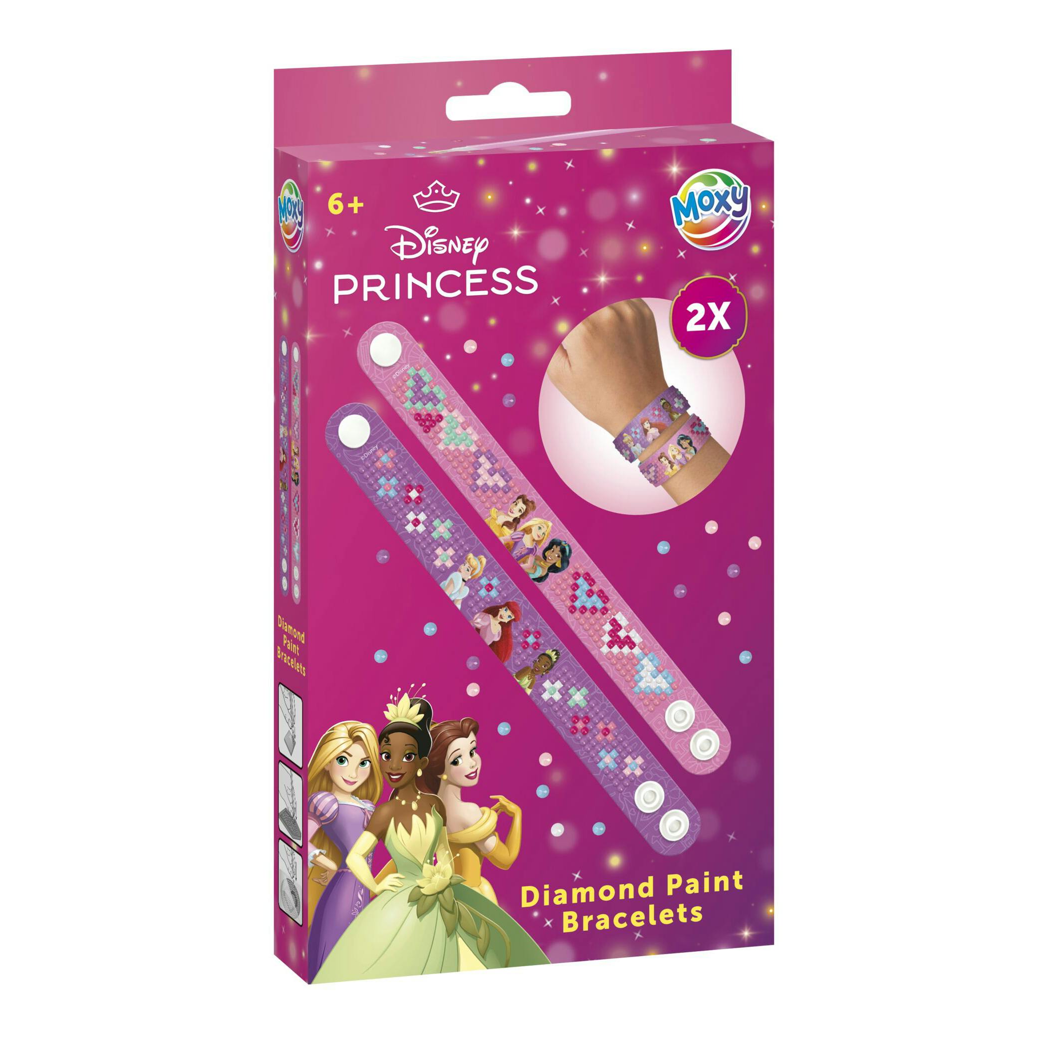 Totum Pink Disney Princess Diamond Paint Bracelet - Multi - Plastic